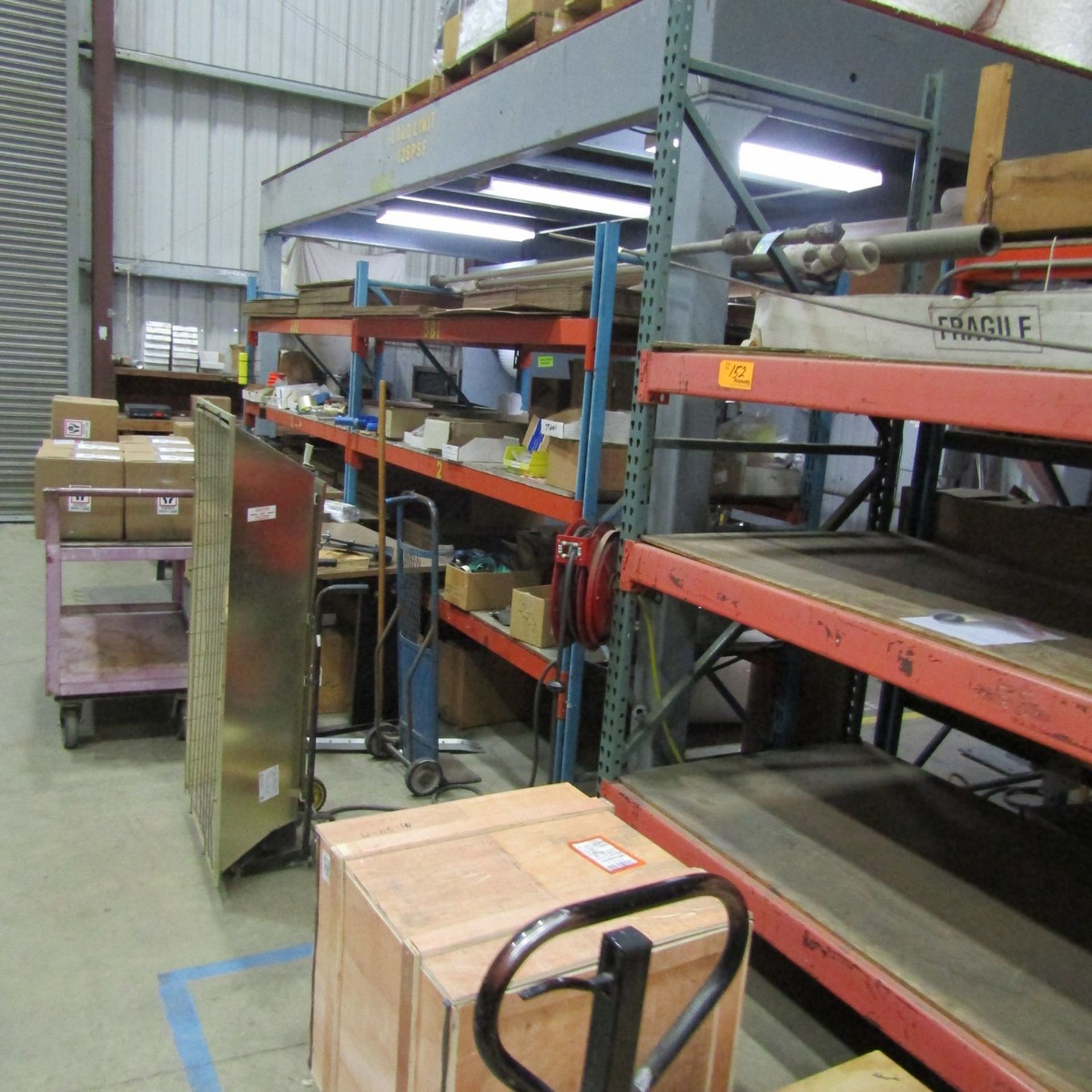 Sections of Pallet Racking to Include: (2) 8' Up Rights, (3) 6' Up Rights, (18) 8' Cross Members, - Image 3 of 4