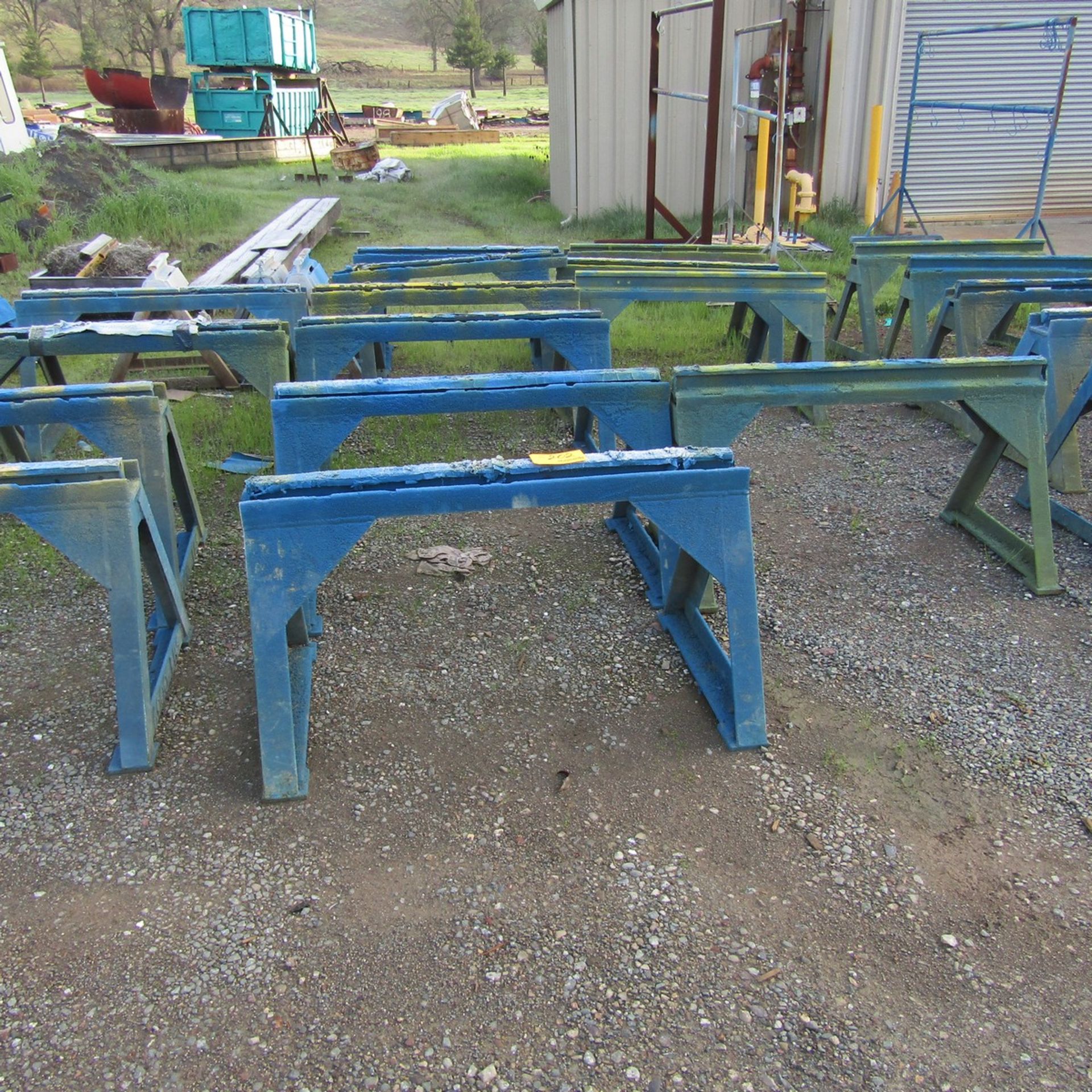 Lot of Assorted Size Saw Horses (for Paint Booth) - Image 2 of 3