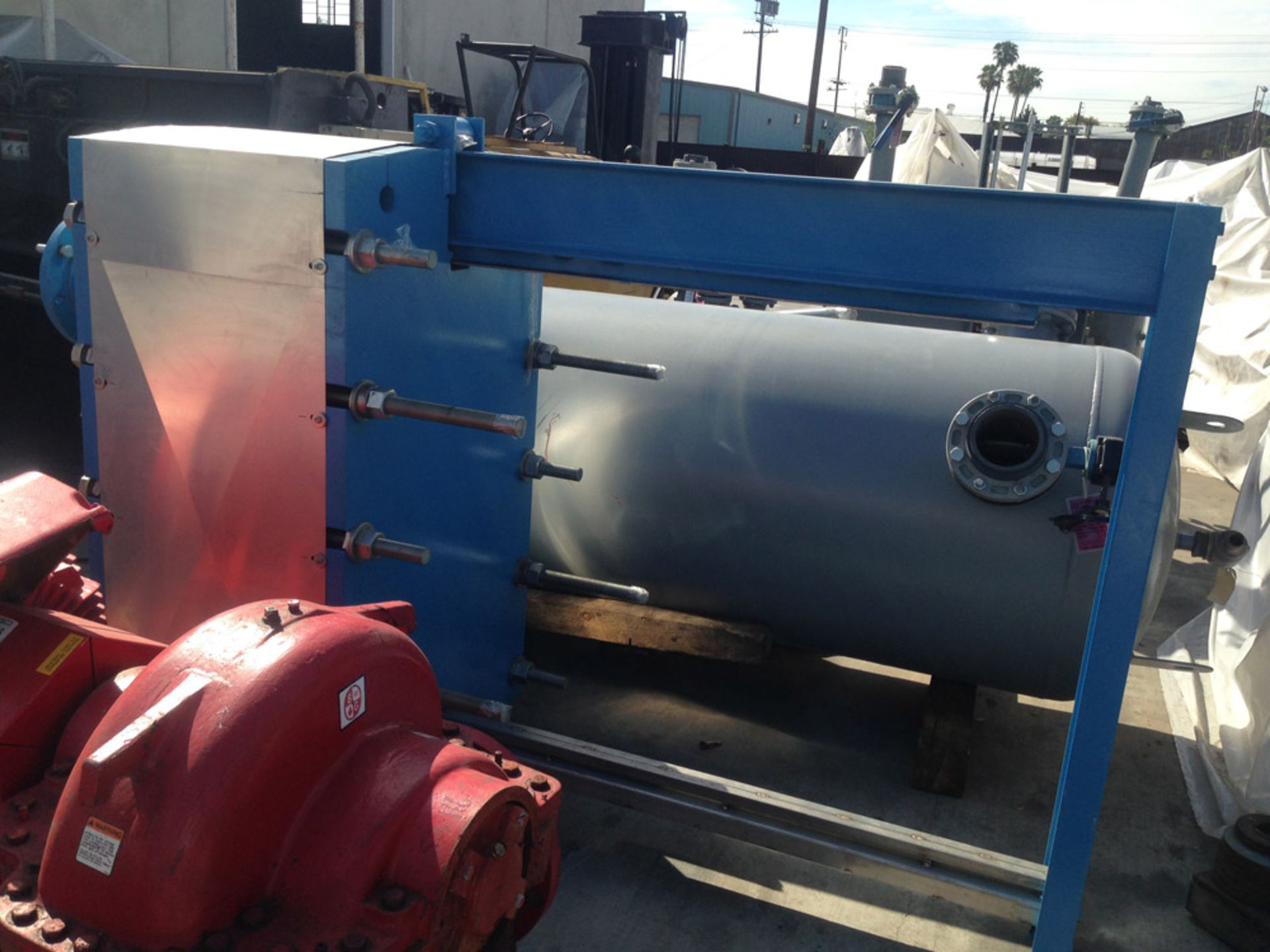 Tranter Dover Super Changer Heat Exchanger 150 PSI @ 250 Degree Plate Type - Located In: - Image 8 of 13