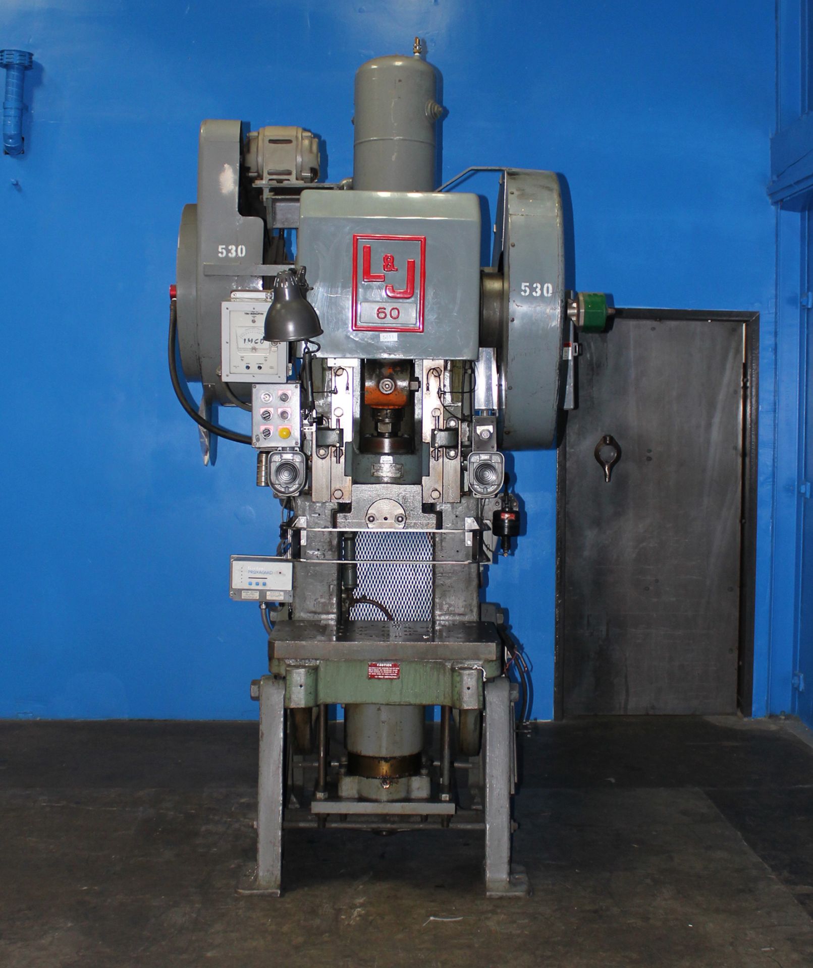 60-Ton L & J OBI Punch Press 30" x 18" Metal Forming Machine - Located In: Huntington Park, CA