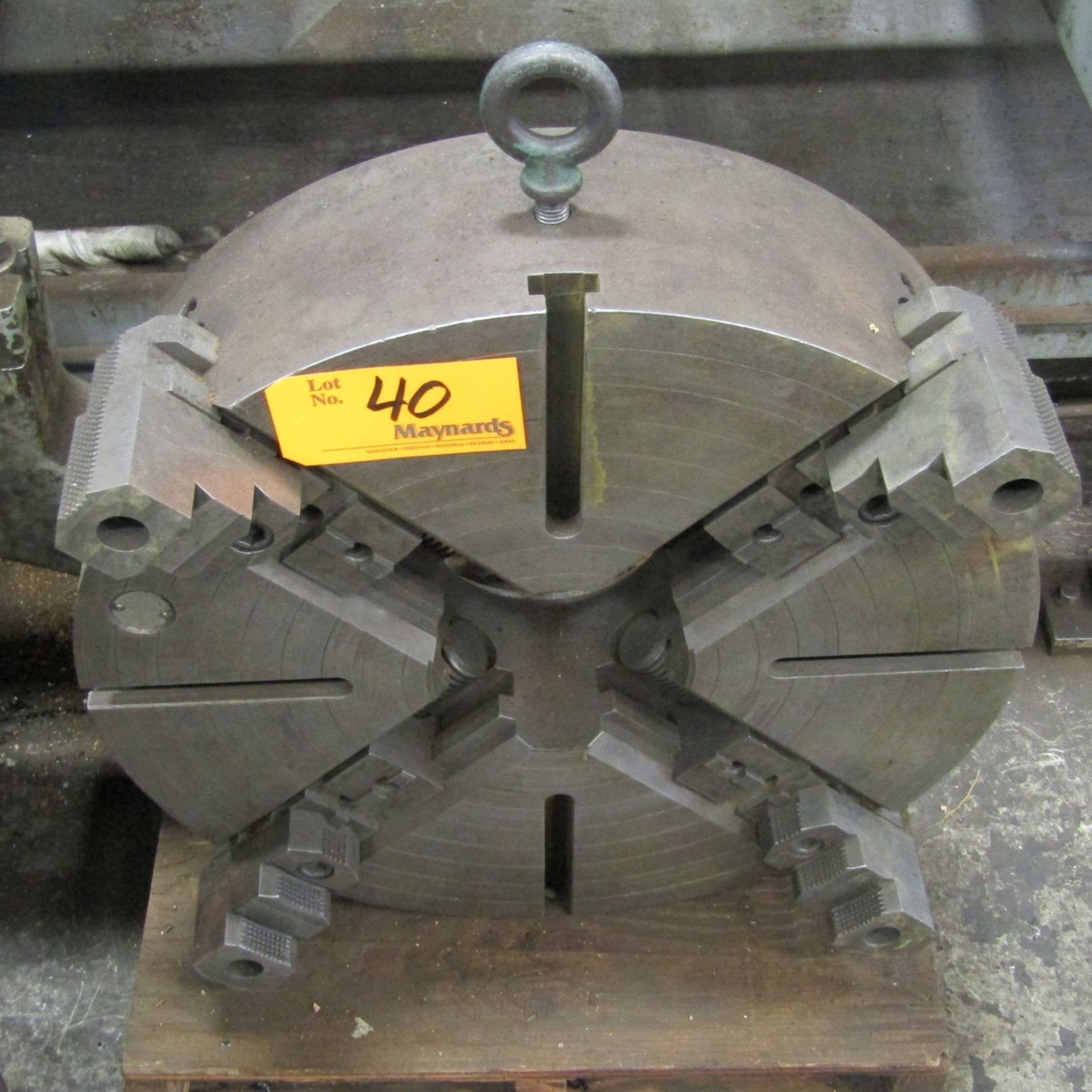 24" 4-Jaw Chuck For Lodge & Shipley Lathe