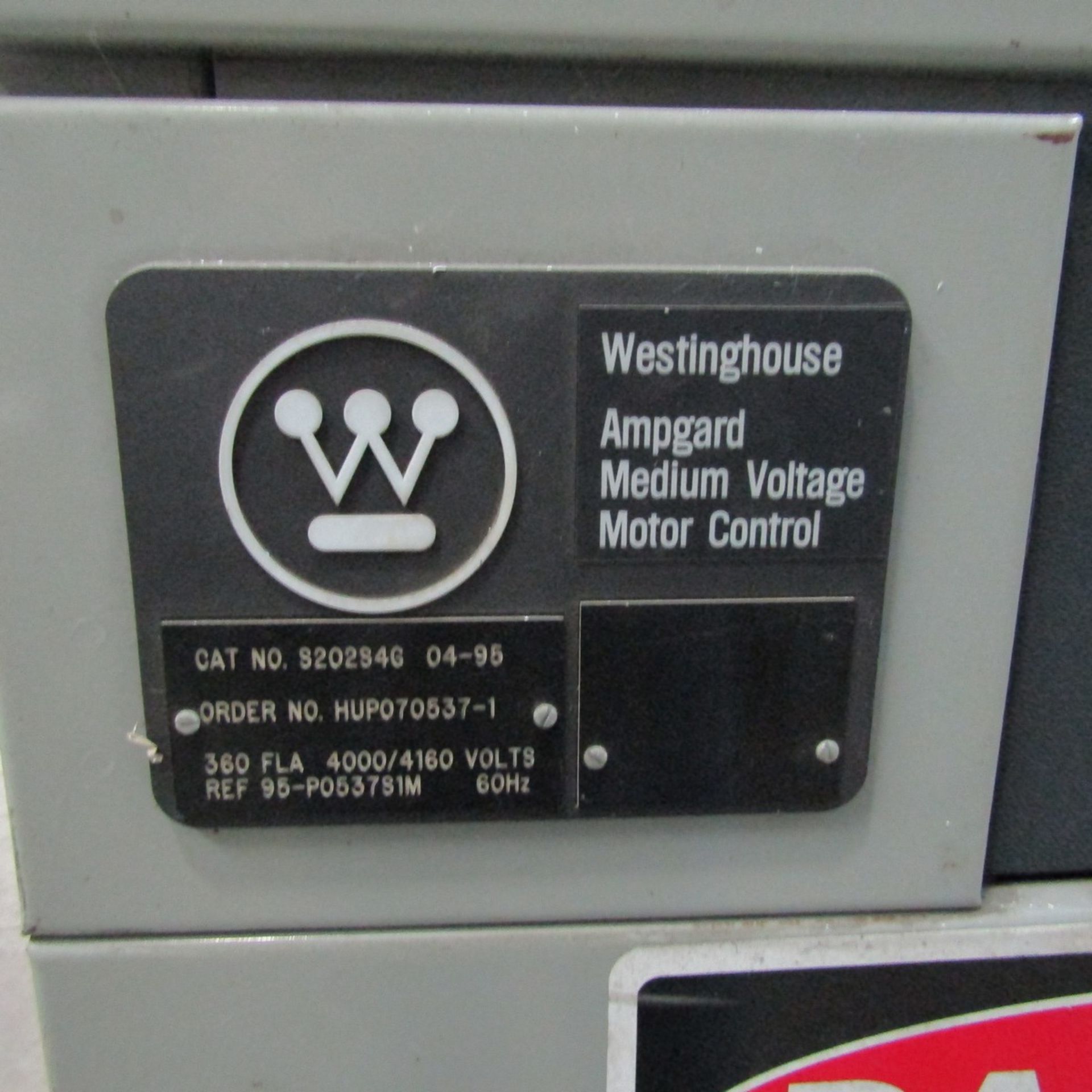 Westinghouse MCC 4000/4160 V, 60 Hz, 360 FLA - Image 3 of 5