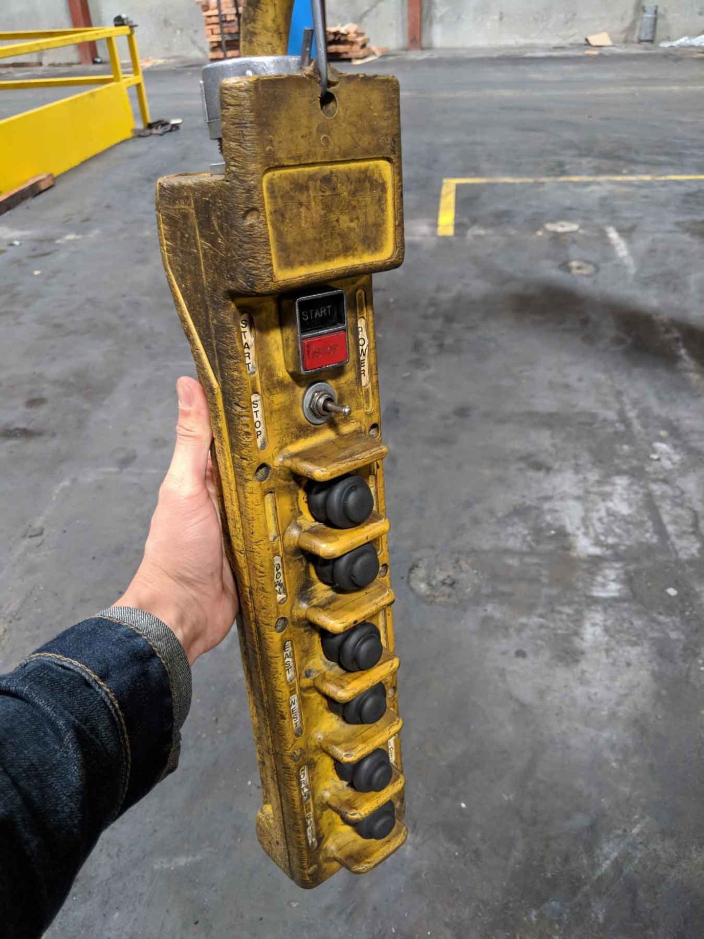 10-Ton Detroit Power Hoist and Trolley For Bridgecrane Material Handling Crane - Located In: Pomona, - Image 2 of 4