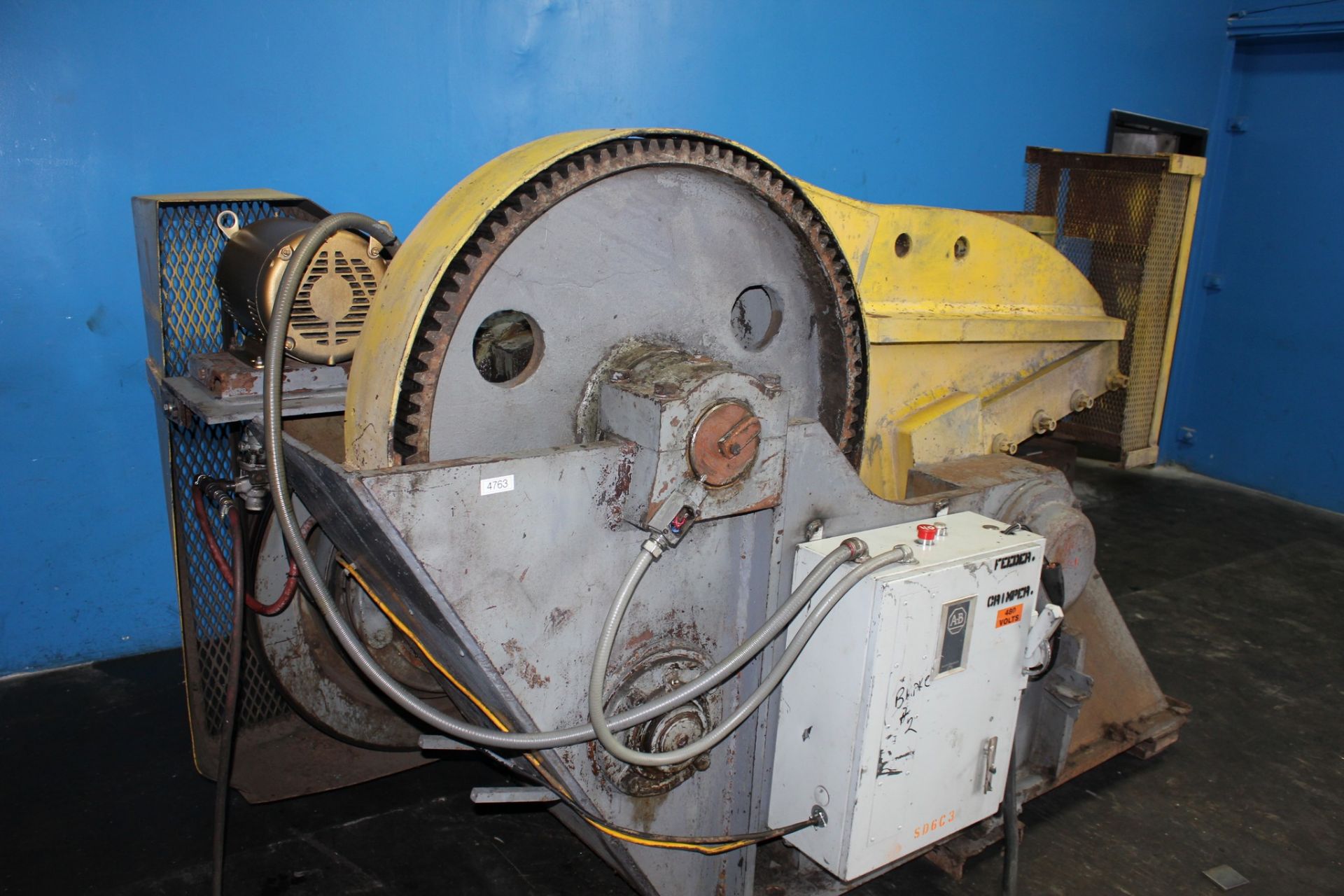 24" Wide Hill Acme Alligator Metal Plate Shear 10 HP Bar Flats Channel Cutter - Located In: - Image 4 of 4