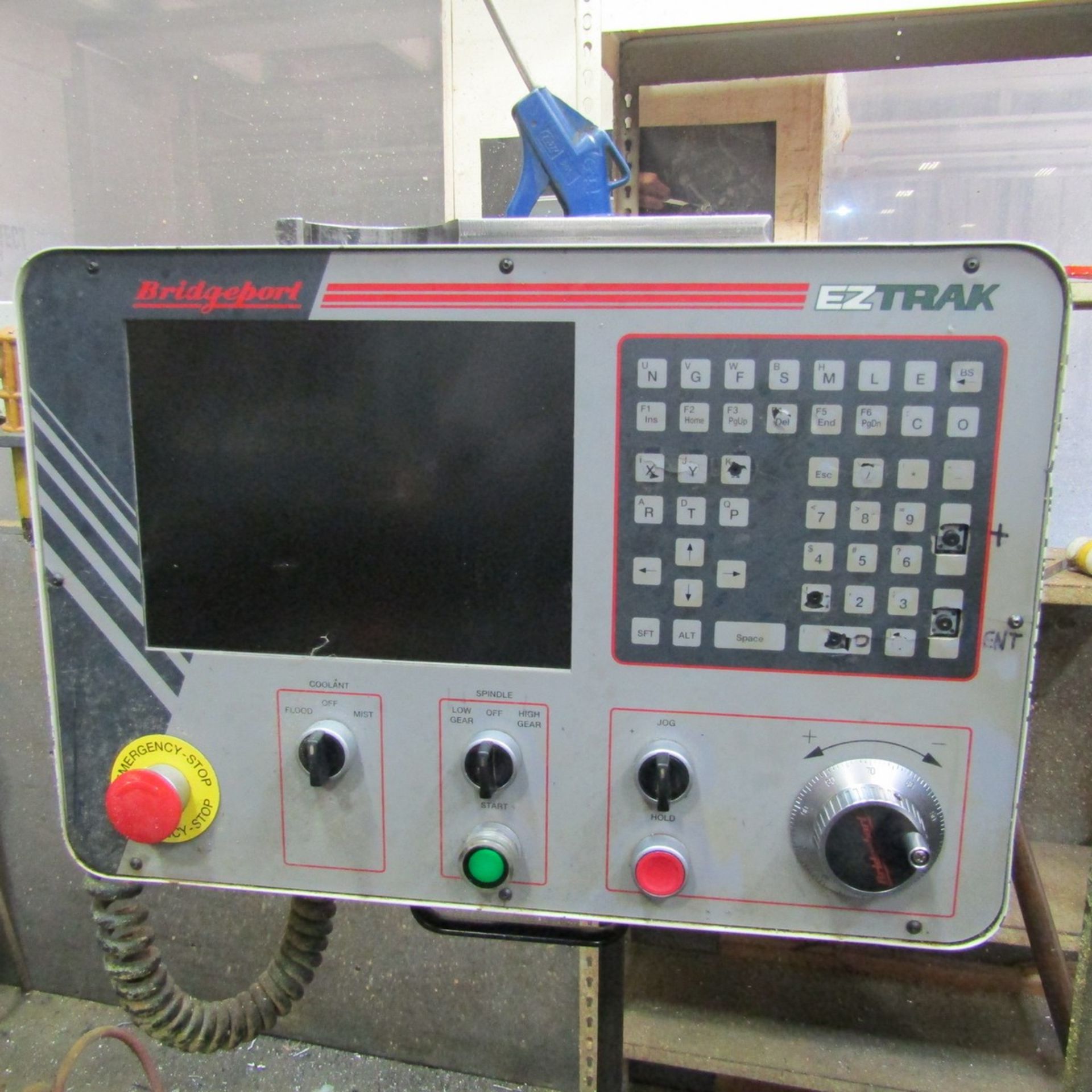 Bridgeport, Mdl: EZ-TRAK Series I CNC Vertical Milling Machine 9” x 48” Table, Table Power Feed, 2 - Image 5 of 6
