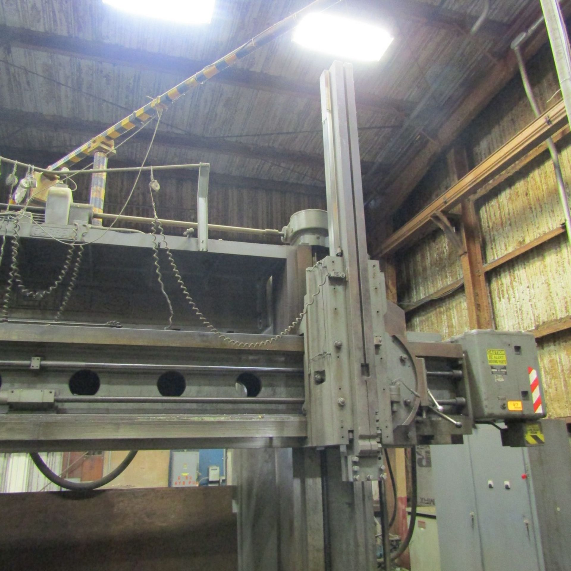 Betts/Farrel 144" Double Column Vertical Boring Mill 144" Diameter Turntable w/ (4) Top Jaws, (2) - Image 14 of 14