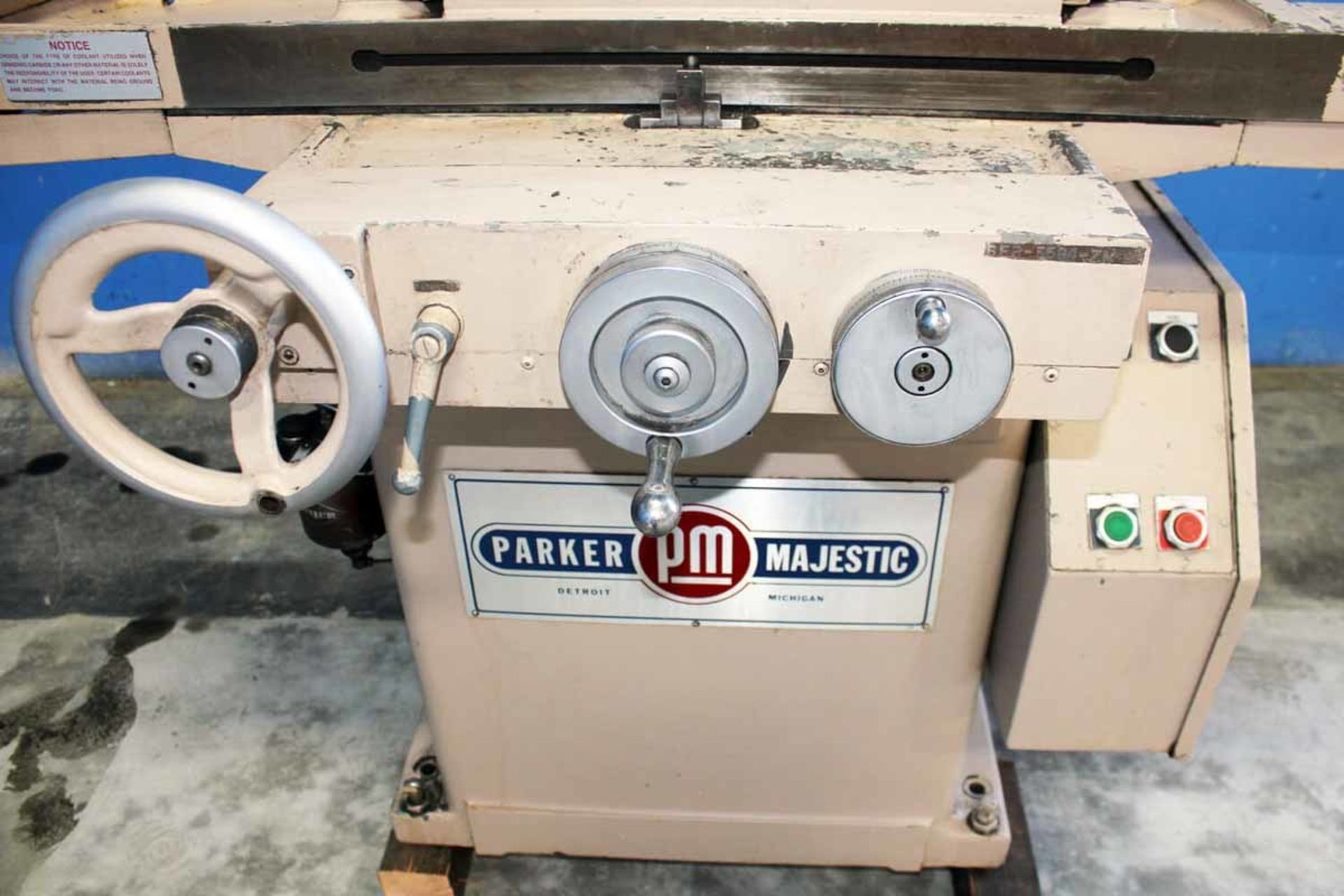 6" x 18" Parker Majestic Mdl. 2Z Metal Surface Grinder DRO - Located In: Huntington Park, CA - Image 6 of 9