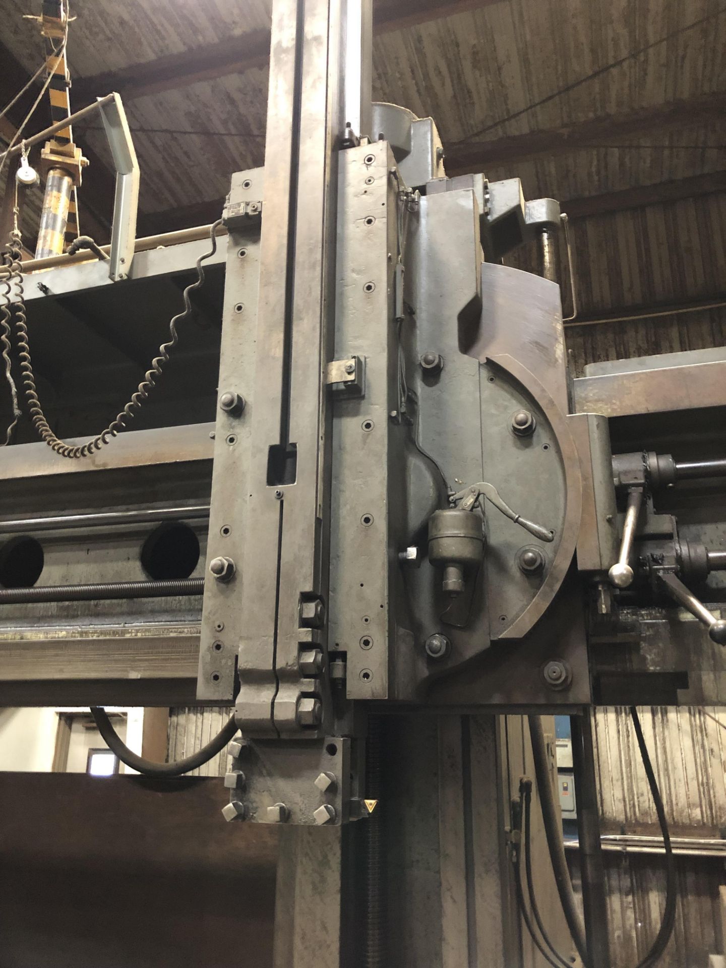 Betts/Farrel 144" Double Column Vertical Boring Mill 144" Diameter Turntable w/ (4) Top Jaws, (2) - Image 4 of 14