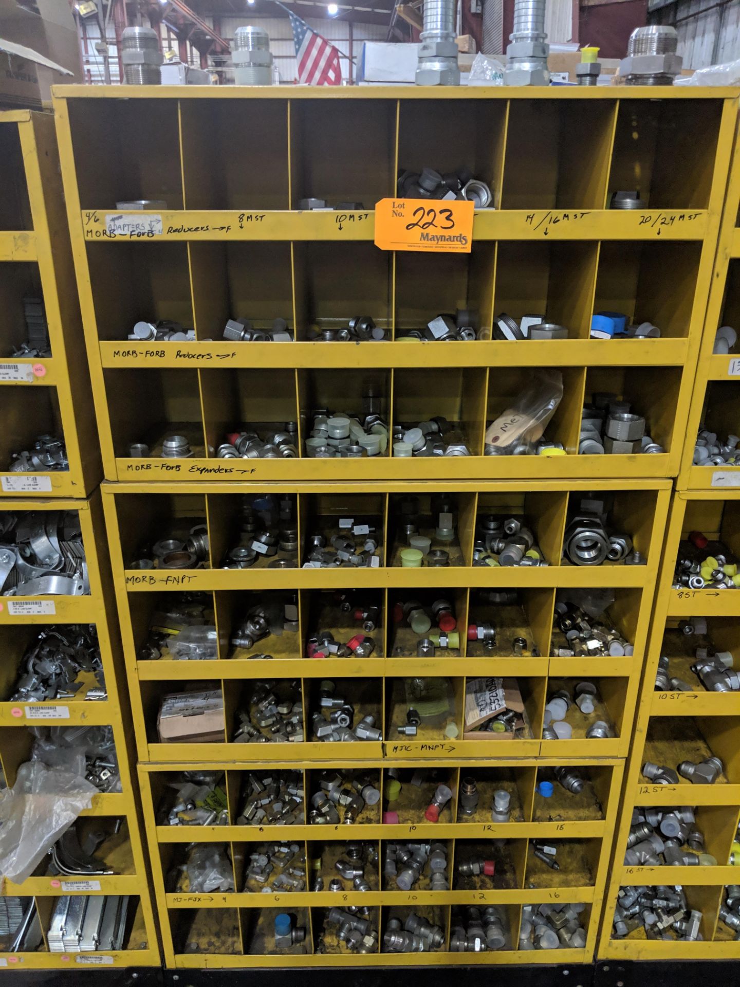 Parts Cabinets with Contents to Include: Pipe Joints, Adapters, T-Splitters, Elbows, Etc. - Image 3 of 5