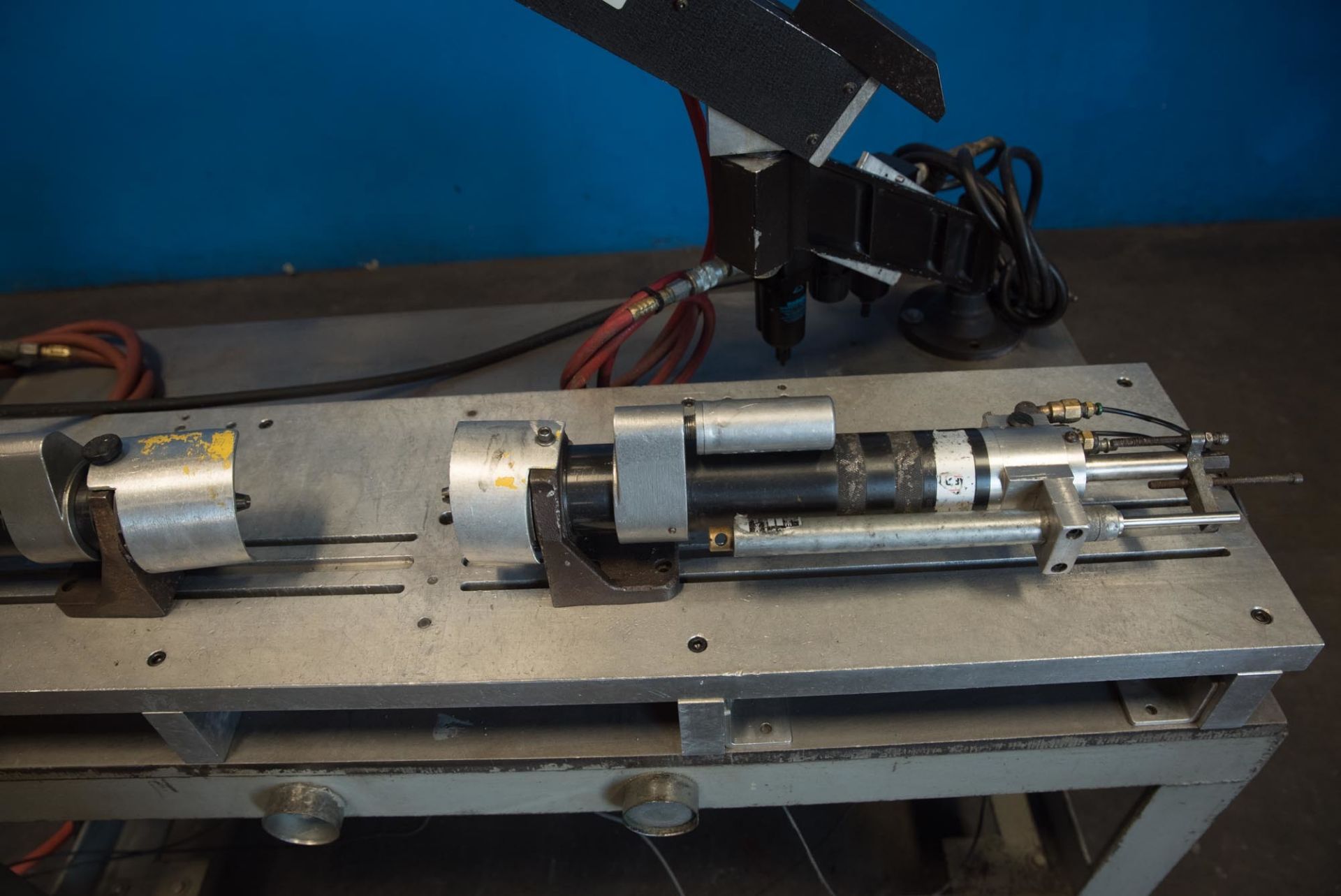 Flex Arm A32 Pneumatic Tapping Insertion Assembly Production W 2 ARO Drills - Located In: Huntington - Image 8 of 12