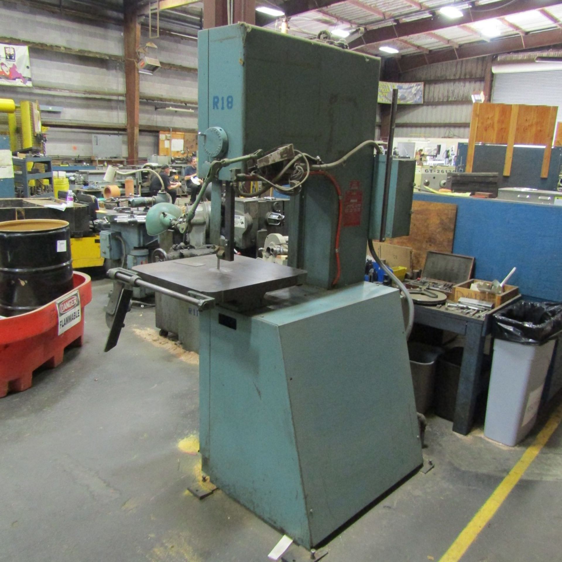 DoAll, Mdl: 2013 20" Vertical Bandsaw 154" Band Length, Model DBW-15 Blade Welder, 220 V, 3 Ph., - Image 2 of 5