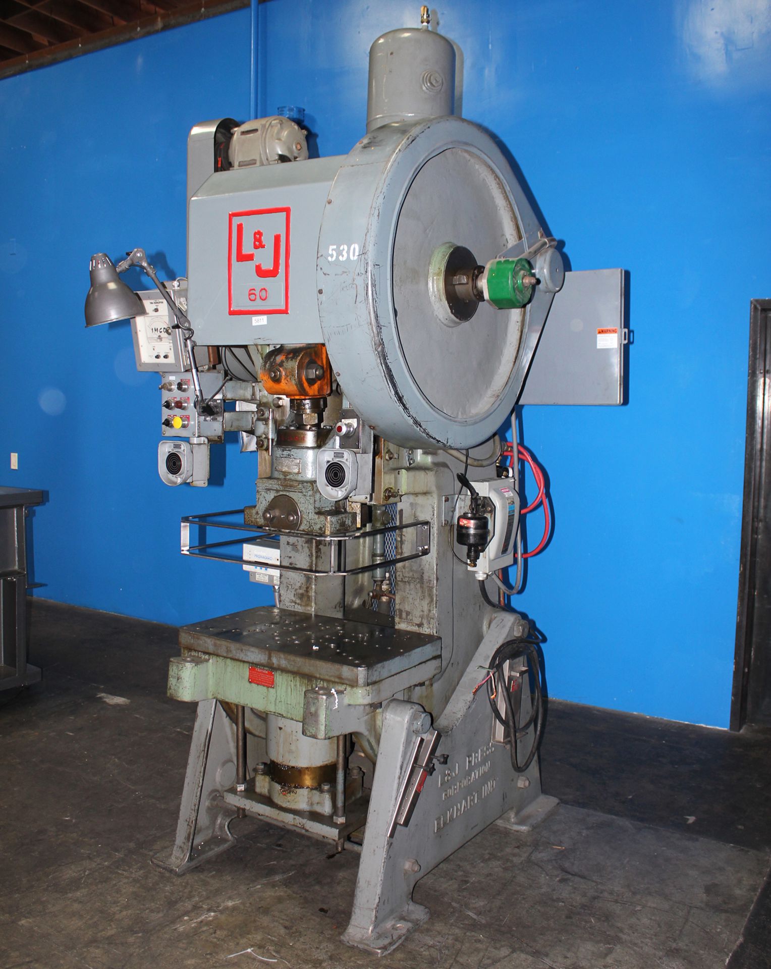 60-Ton L & J OBI Punch Press 30" x 18" Metal Forming Machine - Located In: Huntington Park, CA - Image 2 of 8