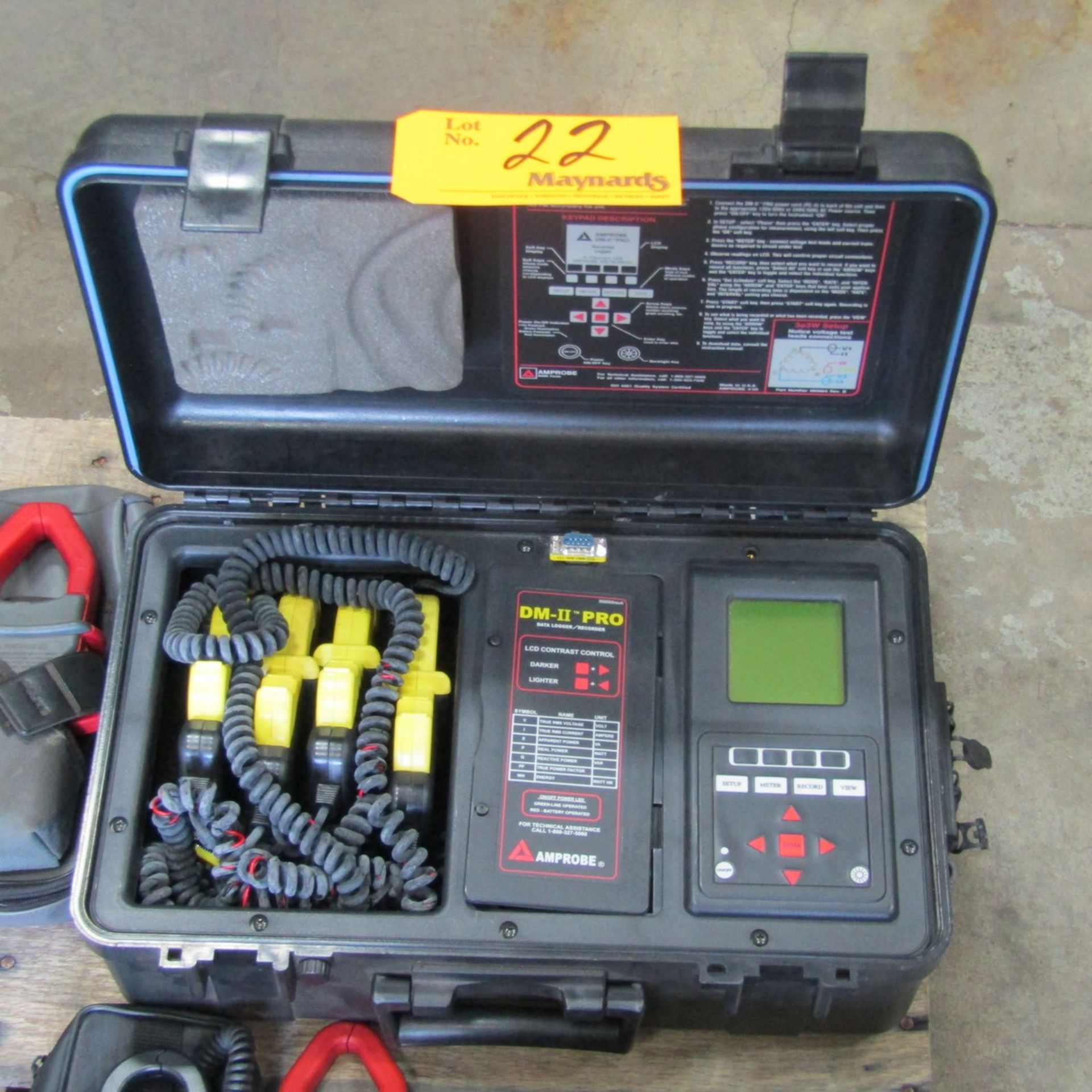 Lot of Inspection Equipment to Include: (1) Amprobe DM-11 Pro, (2) Fluke Amp Clamps, (1) Amprobe Amp - Image 4 of 5
