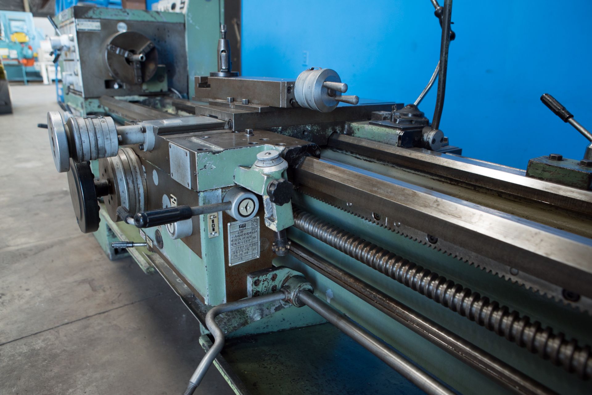 16"/24" Swing x 80" Center Summit Engine Lathe Taper Metal Turning Machine - Located In: - Image 9 of 13