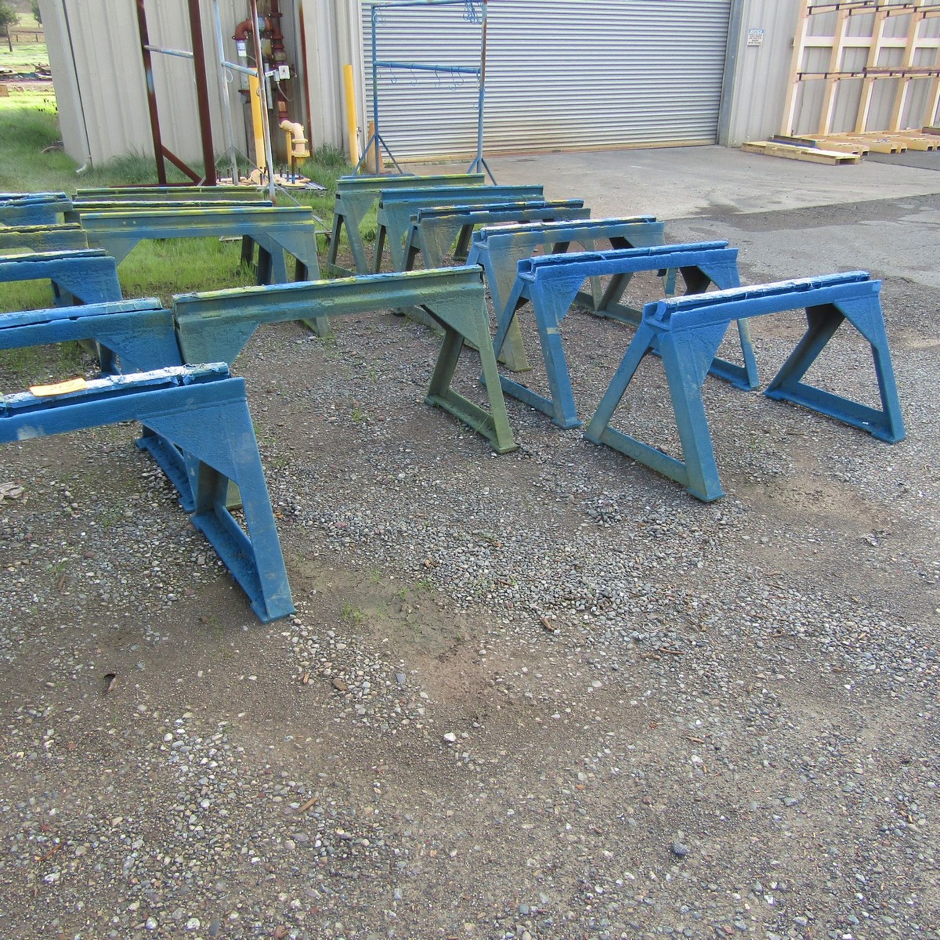 Lot of Assorted Size Saw Horses (for Paint Booth) - Image 3 of 3