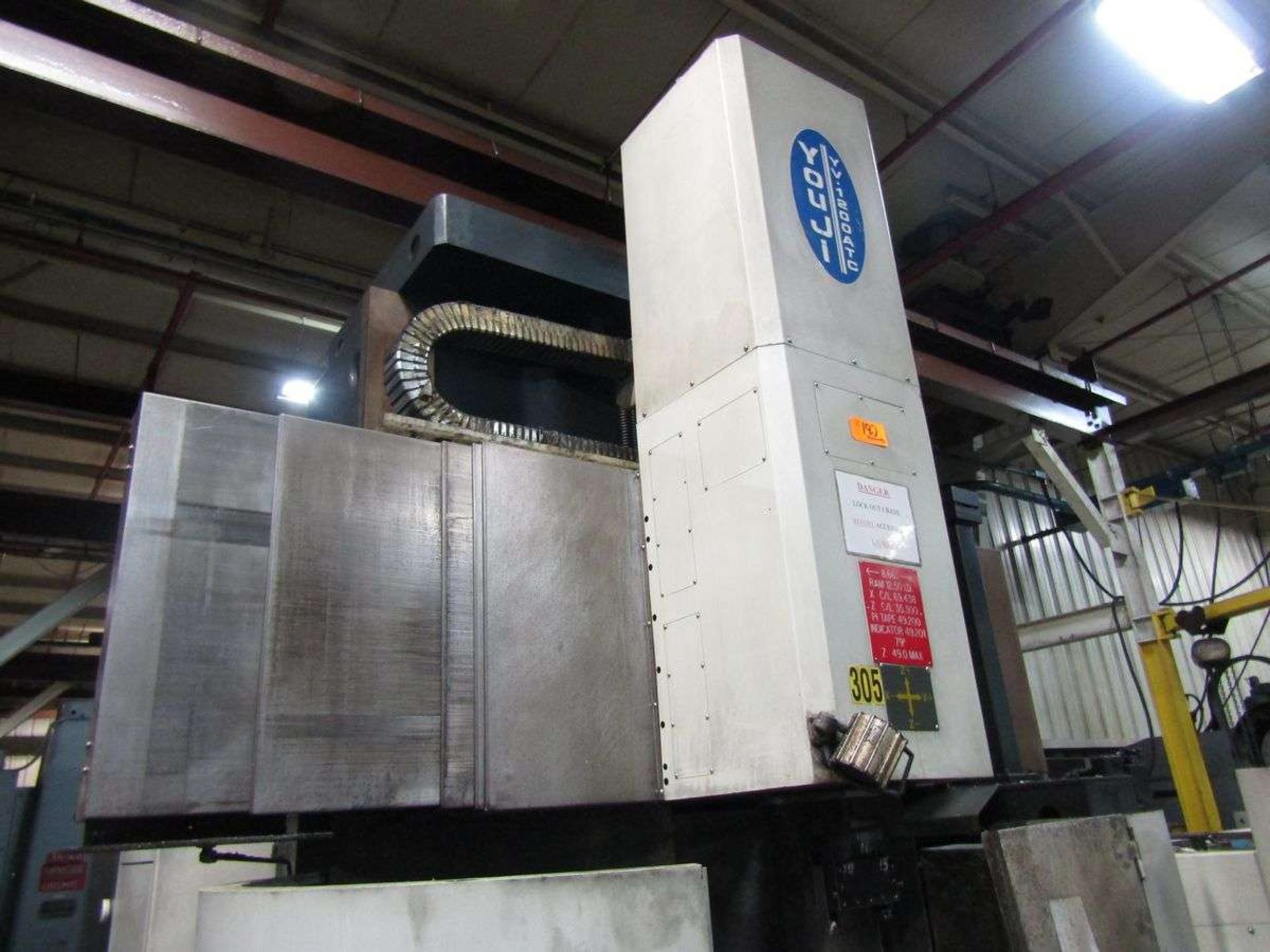 2006 You Ji Machine Industrial Co. YV-1200ATC CNC Vertical Lathe - Image 3 of 13