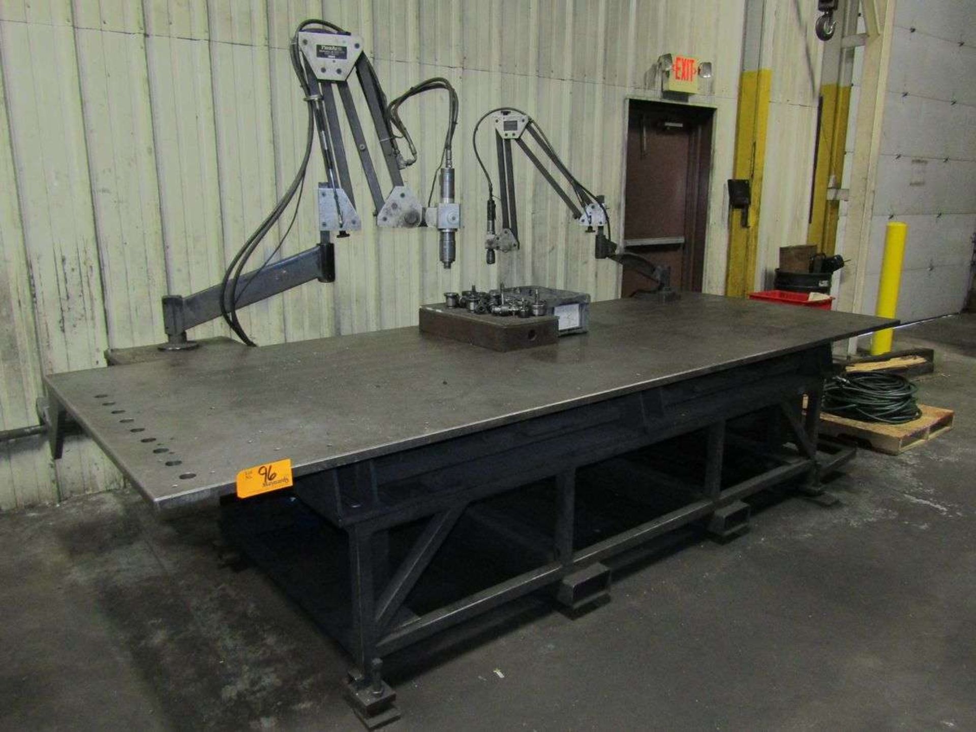 12' x 54" Heavy Duty Steel Assembly Table