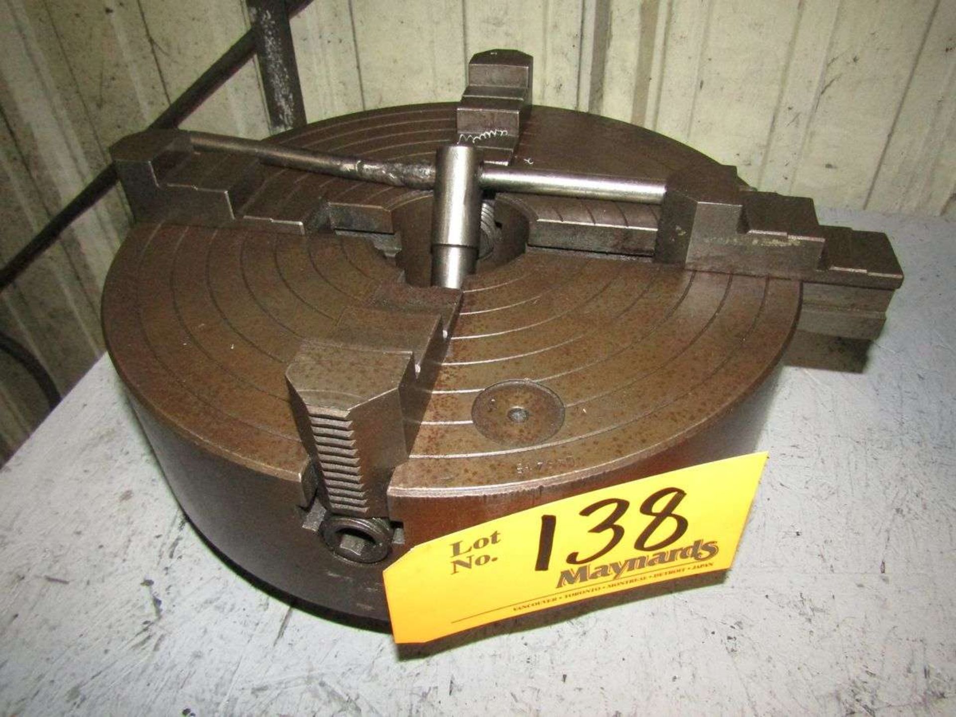 12" 4-Jaw Lathe Chuck