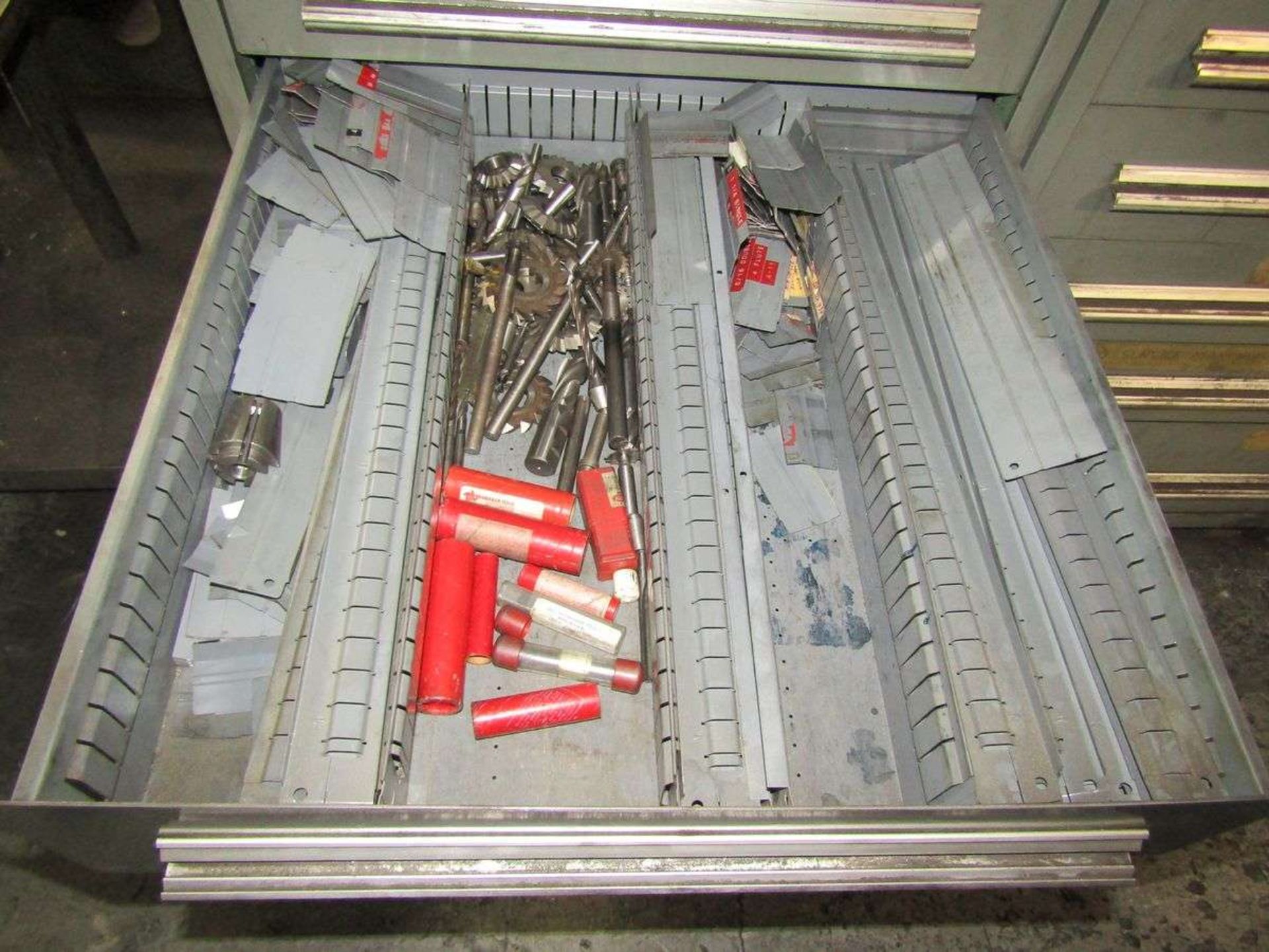 Stanley Vidmar Heavy Duty 10-Drawer Parts Cabinet - Image 7 of 9
