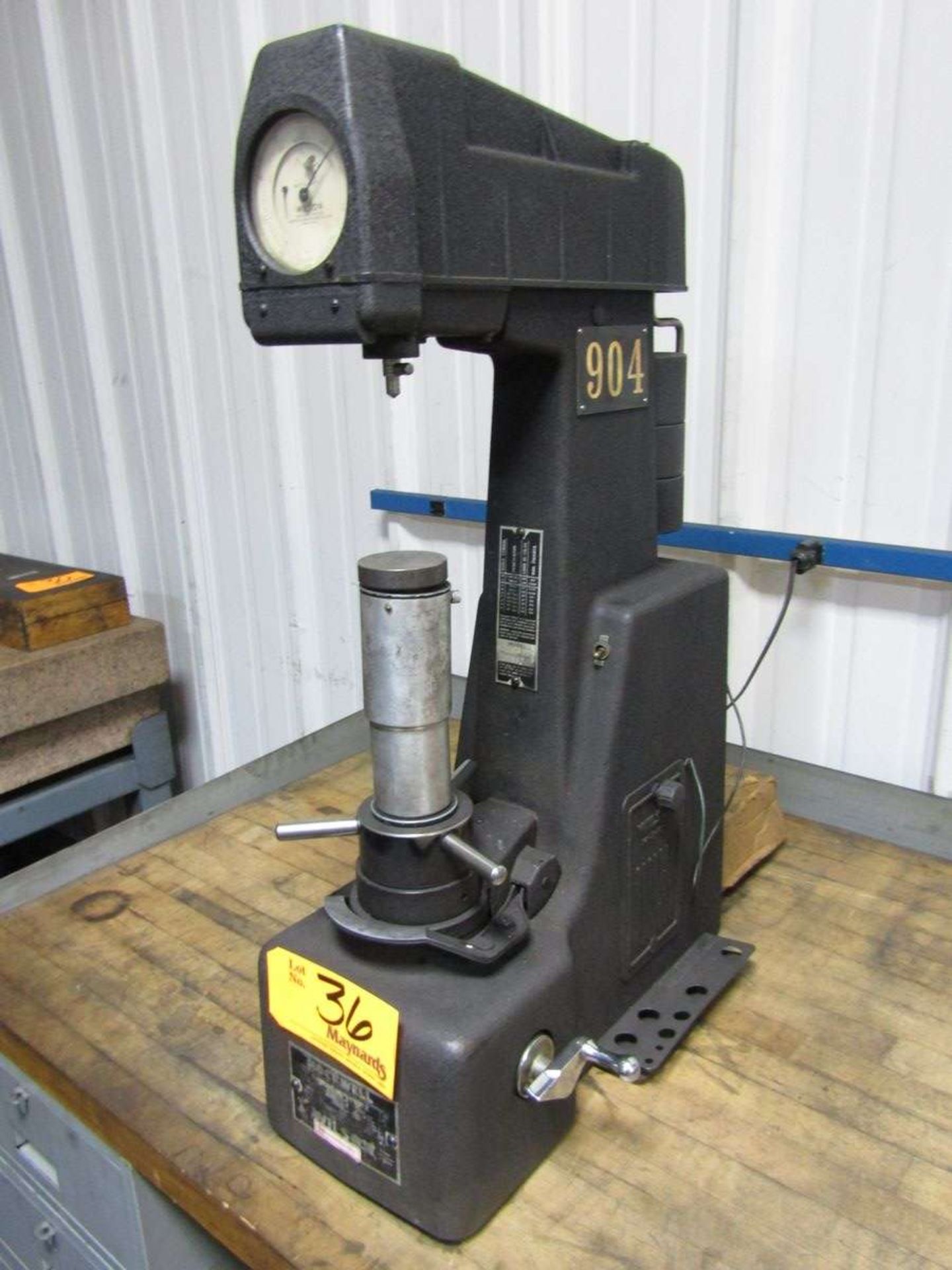 Wilson 4YR BB Rockwell Hardness Tester