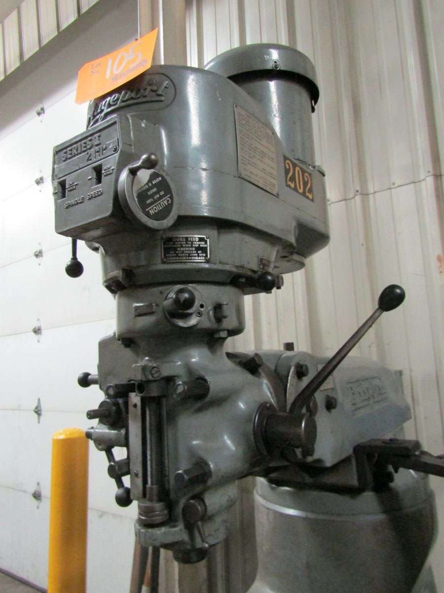 Bridgeport Series 1 Vertical Milling Machine - Image 3 of 6