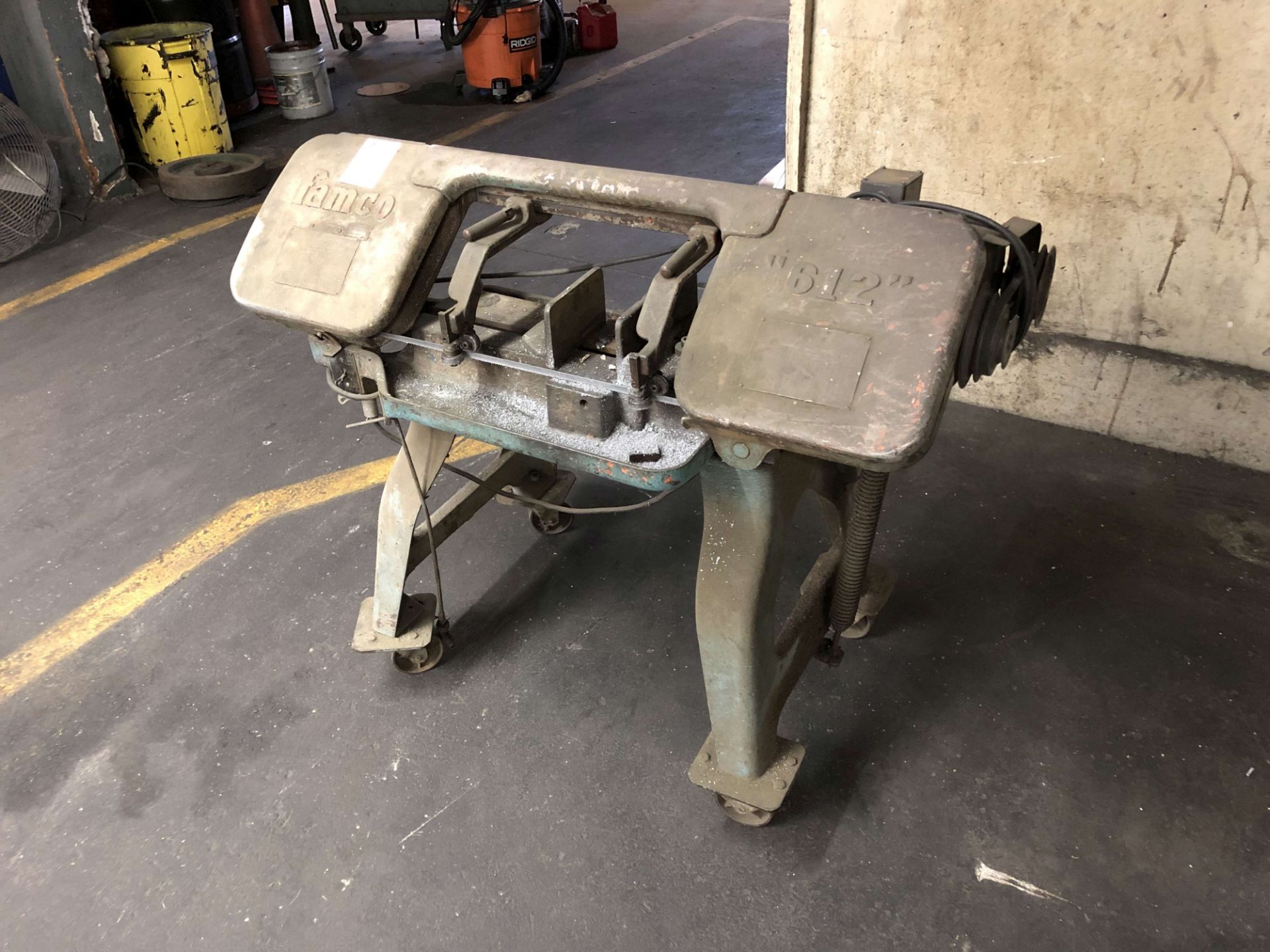 Famco 6" x 12" Horizontal Band Saw, 1/2 HP Baldor Motor