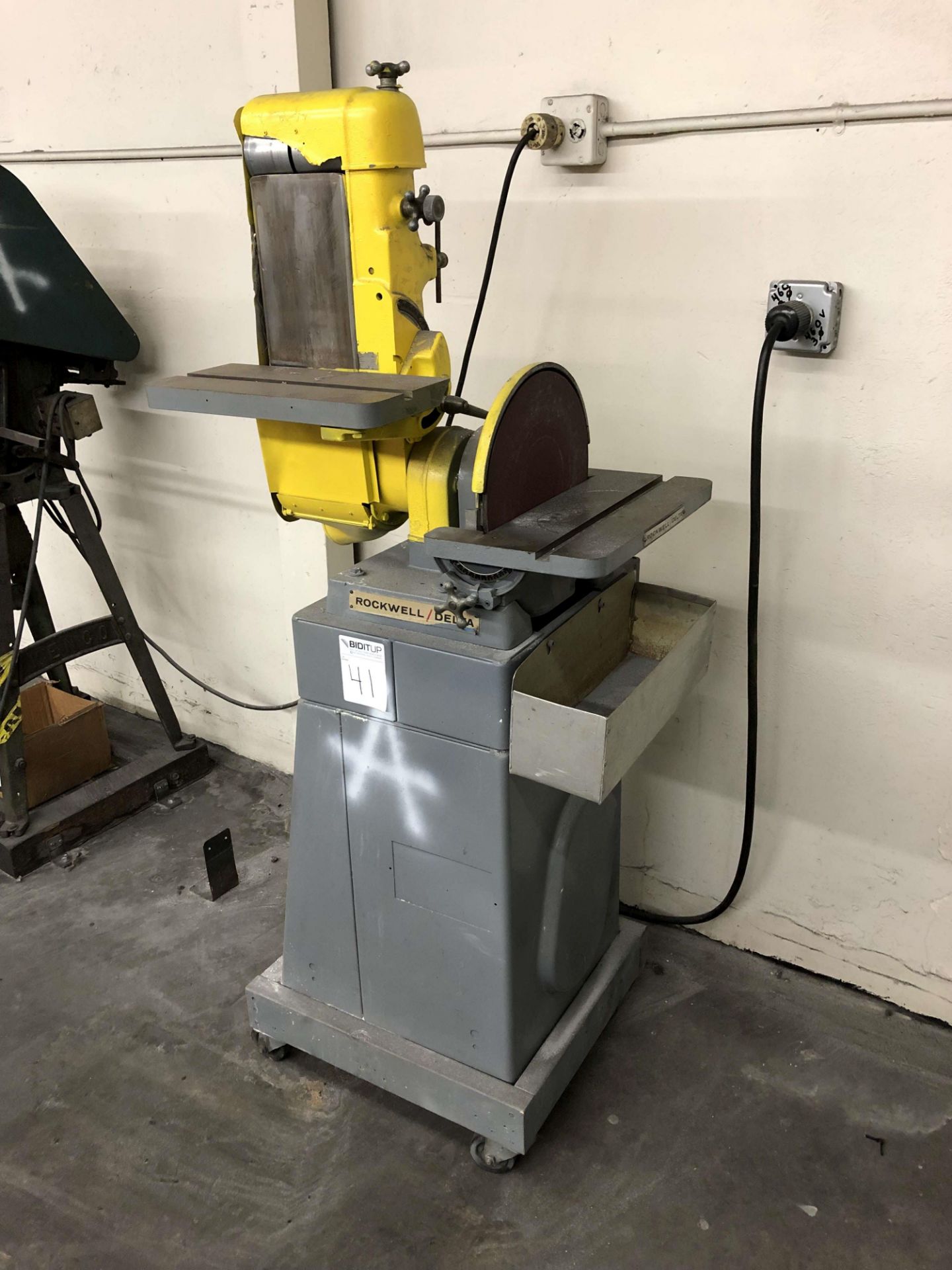 Rockwell/Delta 6" Vertical Belt Sander & 12" Disc Sander, Series No. 31-710, S/N F0-276