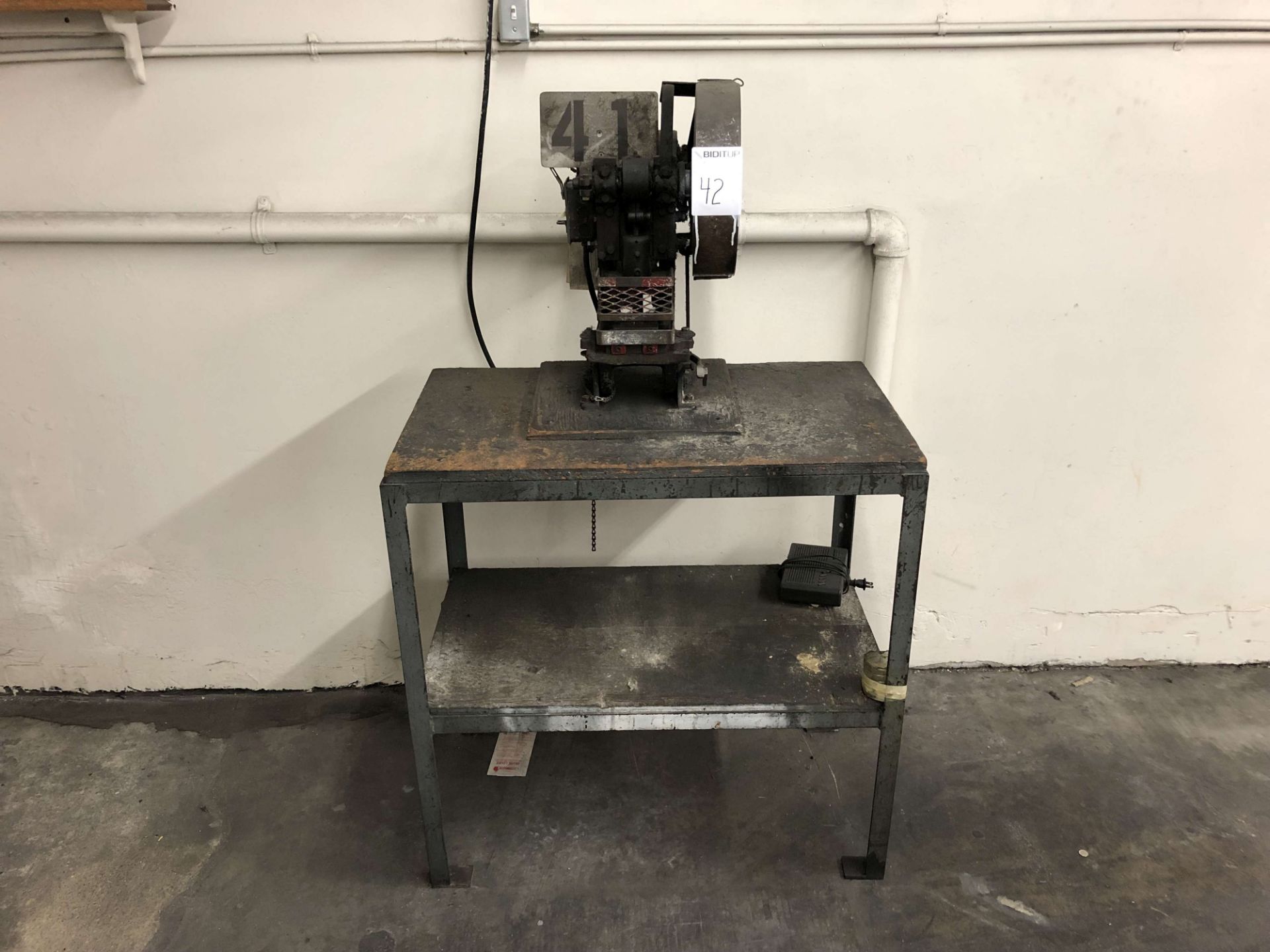 Benchmaster 2 Ton OBI Punch Press, Model 131, S/N 32047 (Table Mounted)