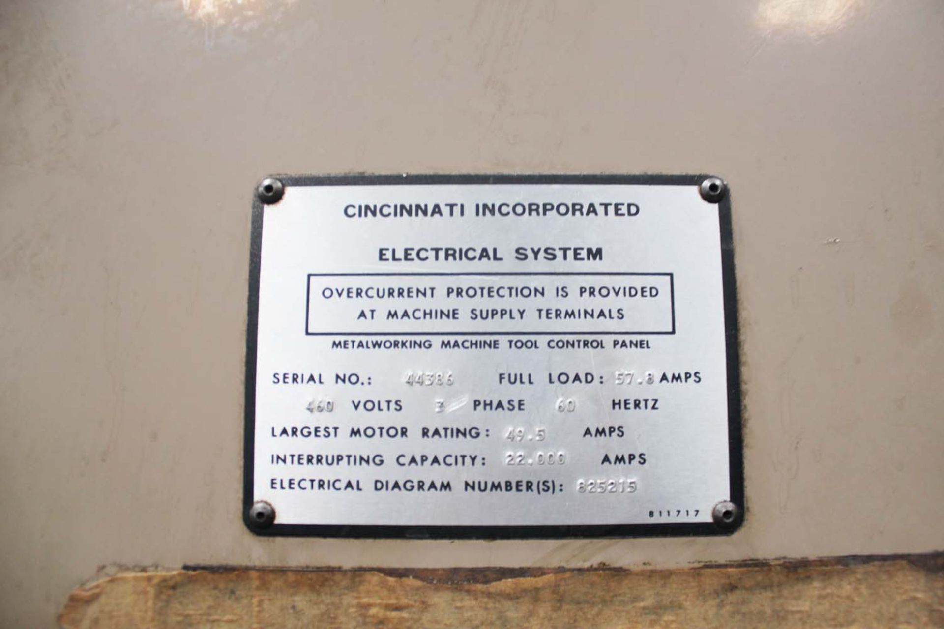 Cincinnati Hyd. CNC Power Shear, 3/8" x 10' - Located In Huntington Park, CA - 4446 - Image 8 of 10