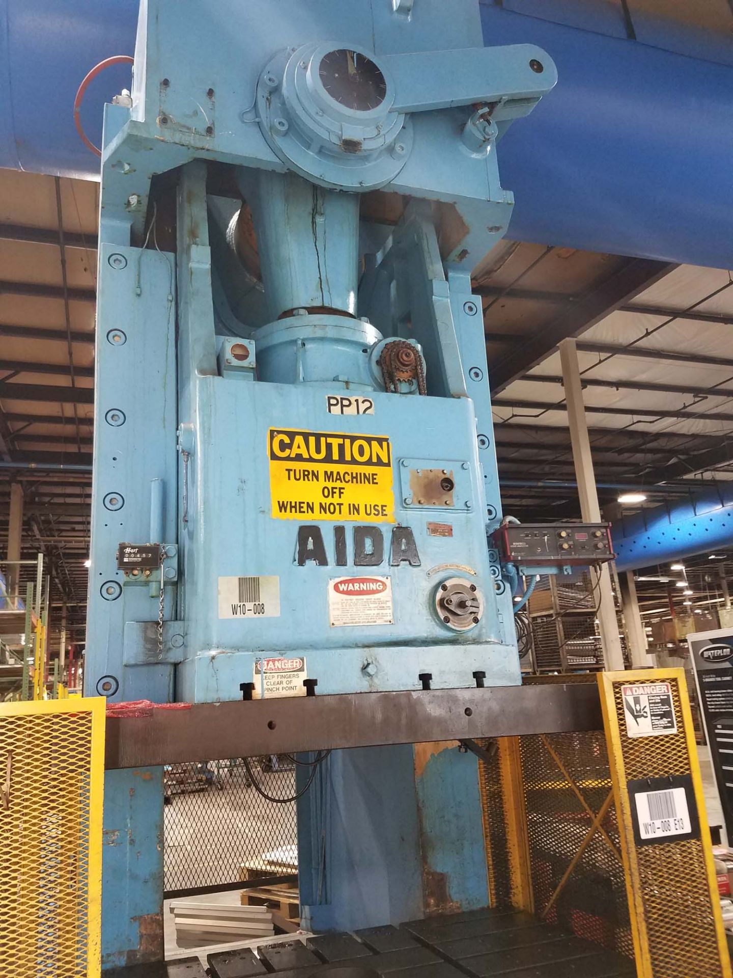 Aida Gap Frame Single Crank Press, 220-Ton x 57" x 31" - Located In Sedalia, MO - 8372 - Image 2 of 6