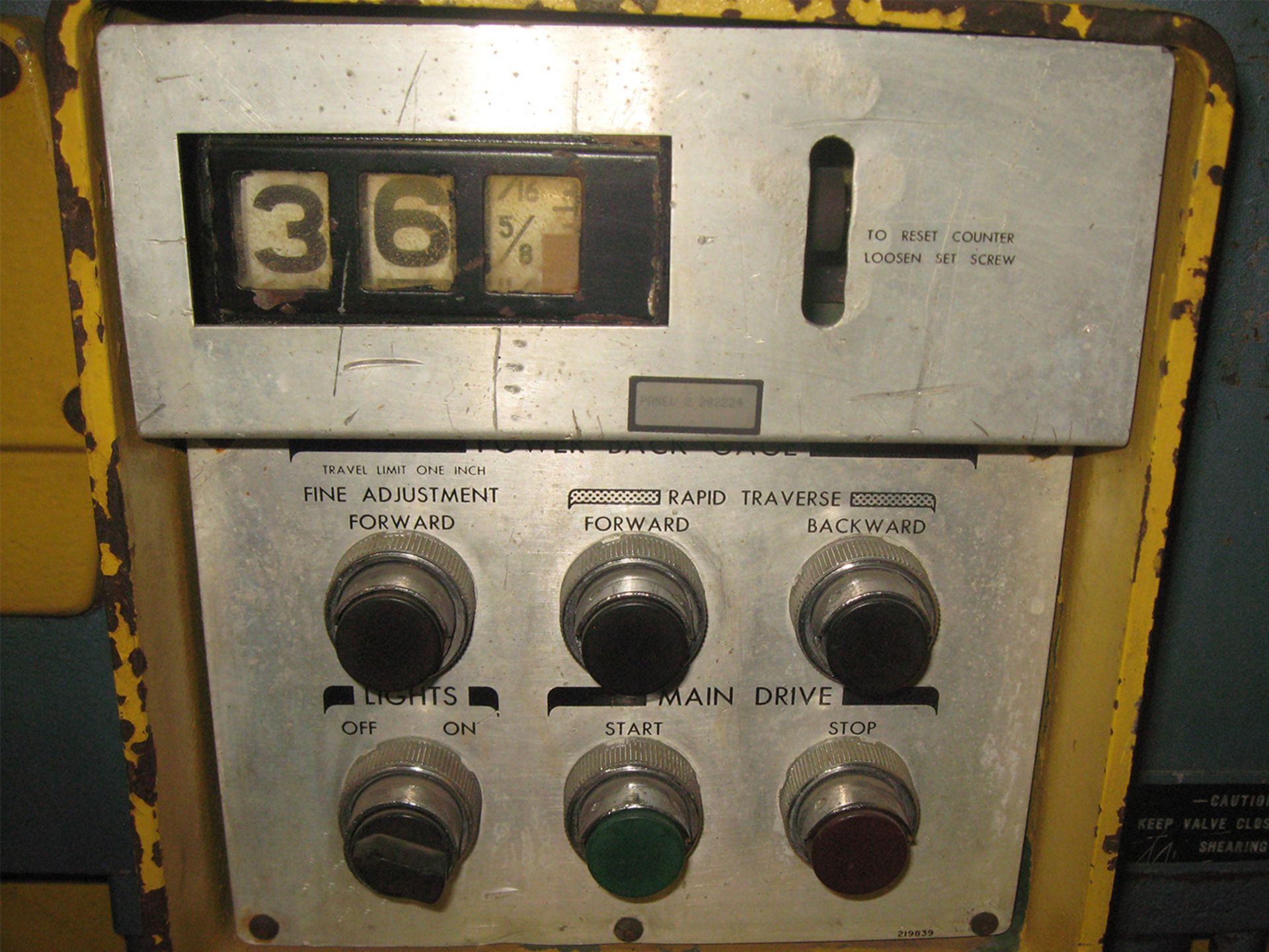 Cincinnati Power Shear, 10 Ga. x 4' - Located In Painesville, OH - 6625 - Image 3 of 5