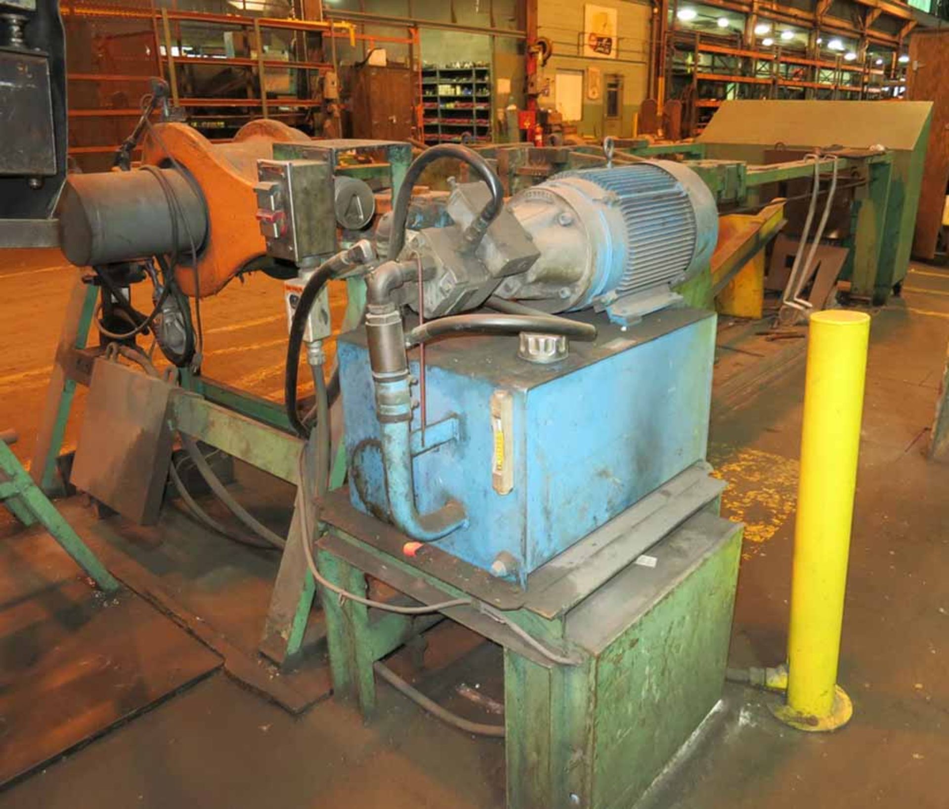 Rodgers Hyd. Horiz. Wheel Press, 200-Ton x 144" - Located in Painesville, OH - 6630 - Image 2 of 2