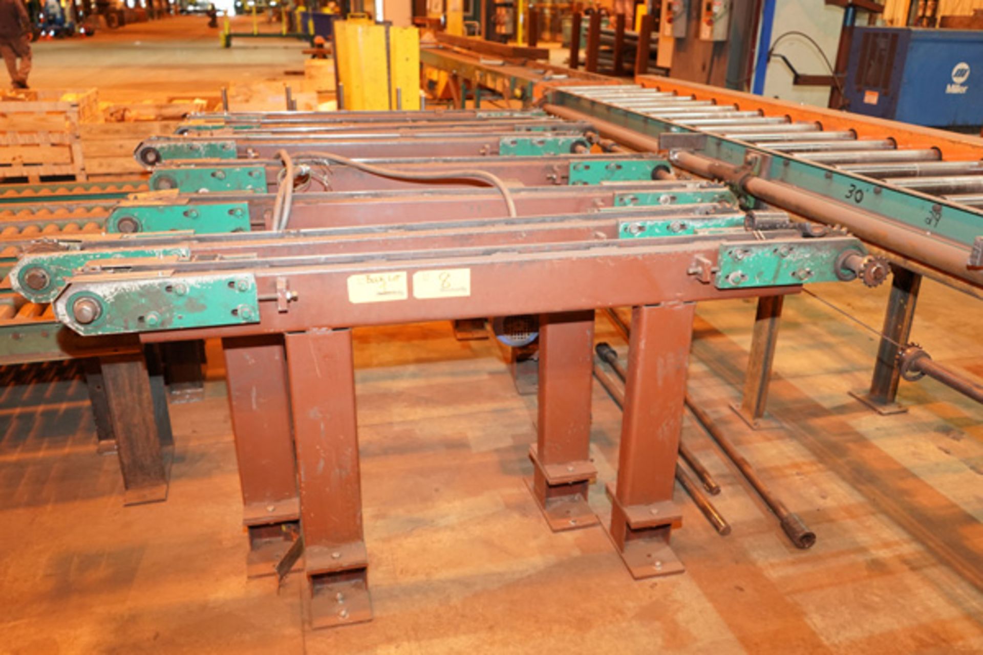 Roach Stackers and Conveyors, 70' Conveyor, 24'' Wide, w/ 7' Stackers, w/ 9' Small Rails - Image 7 of 12