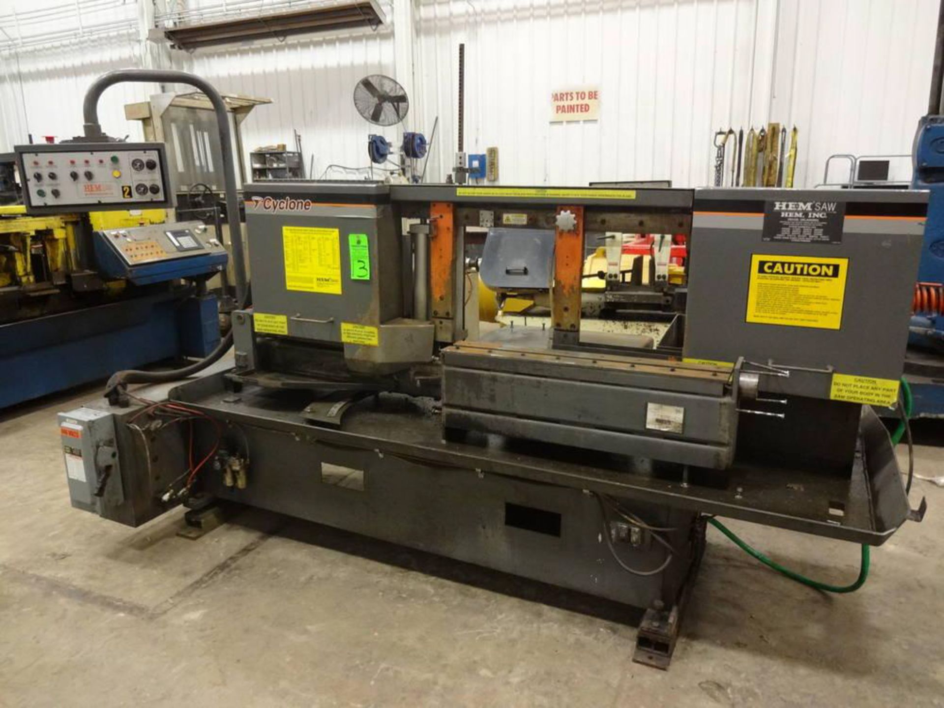 Hem Cyclone Horiz. Bandsaw (Swivel Head), 16" x 22" - Located In Painesville, OH - 6354