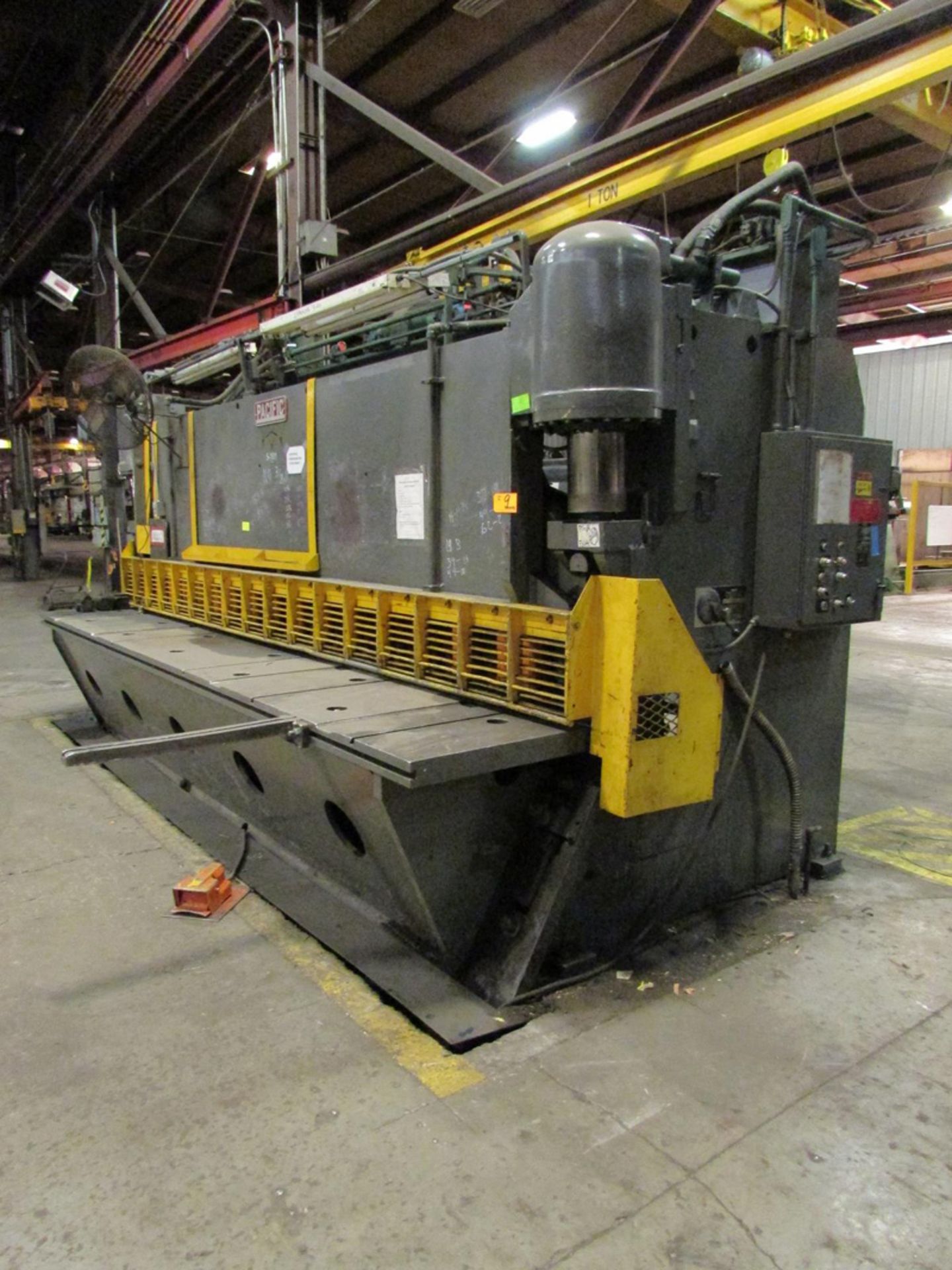 Pacific Hyd. Power Shear, 3/8" x 16' - Located In Pomona, CA - 8328 - Image 3 of 18