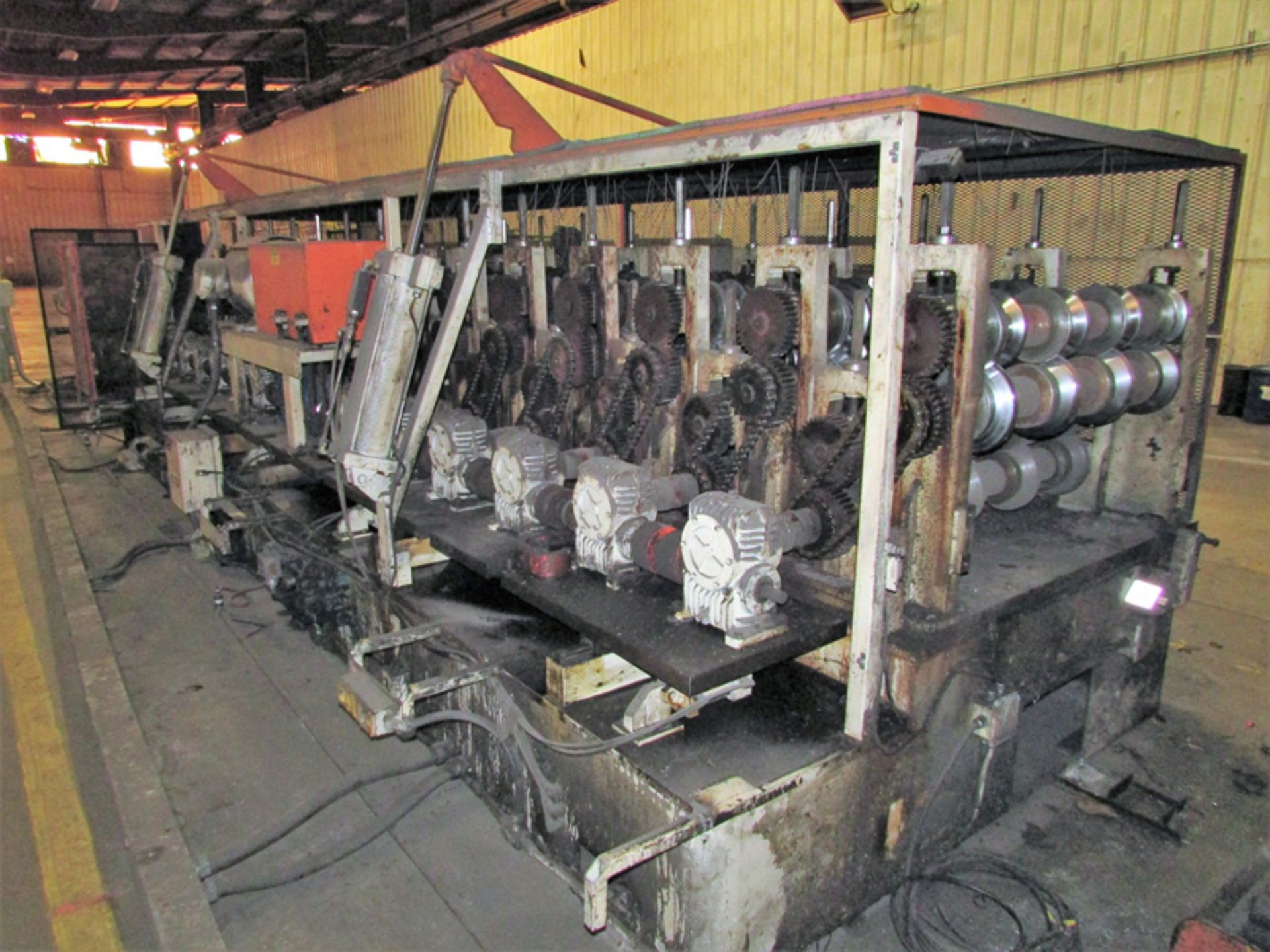 Bradbury Dbl. High Siding Panel Roll Forming Line, 28-Stand x 44" RS x 1.75" Shaft, Bradbury - Image 7 of 43