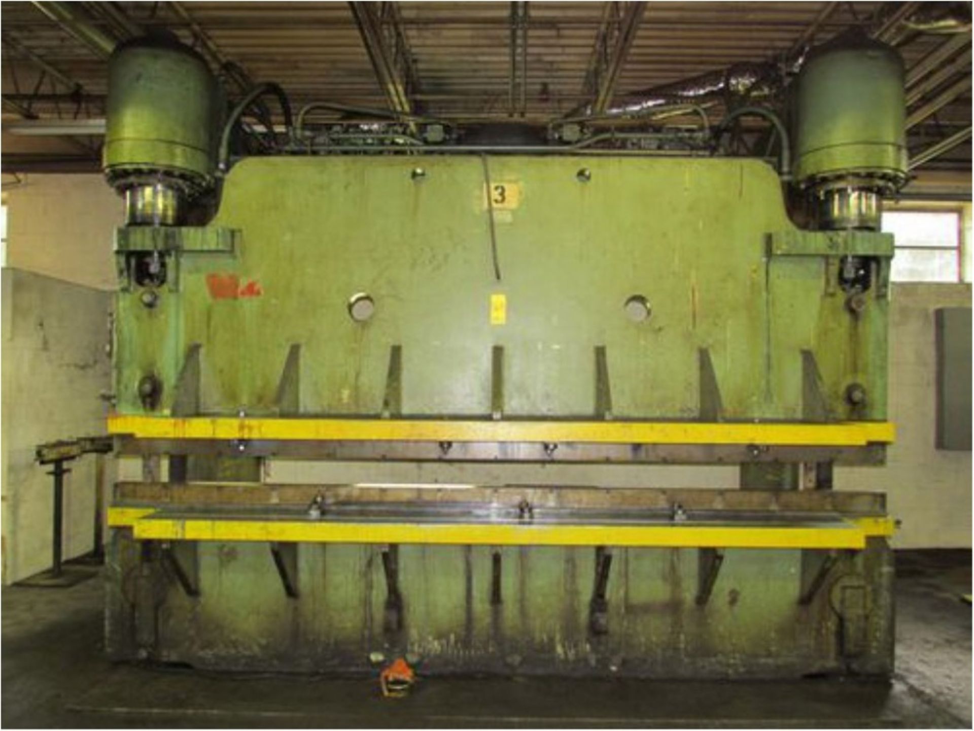 Pacific Hyd. Permanent Flanged Press Brake, 500-Ton x 14' - Located In Painesville, OH - 6940