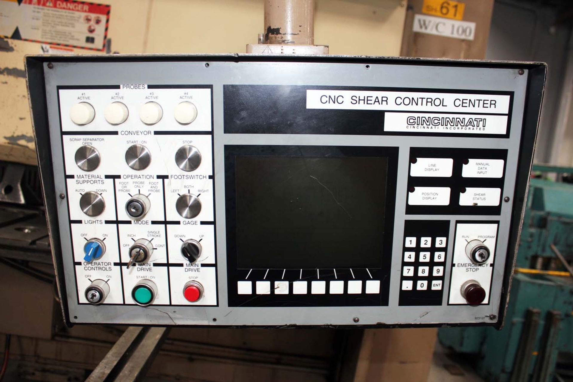 Cincinnati Hyd. CNC Power Shear, 3/8" x 10' - Located In Huntington Park, CA - 4446 - Image 3 of 10