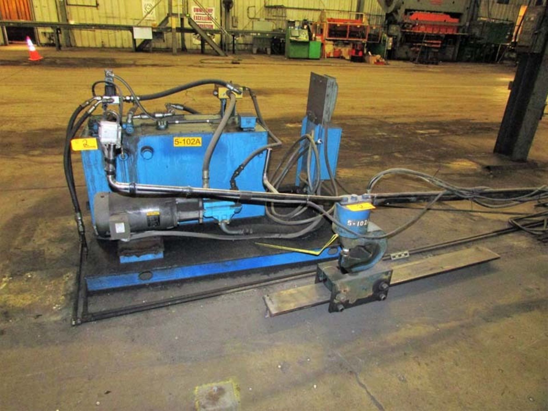 Whitney Dual Hydraulic Potable Punches, 50 Ton - Located In Huntington Park, CA - 8324