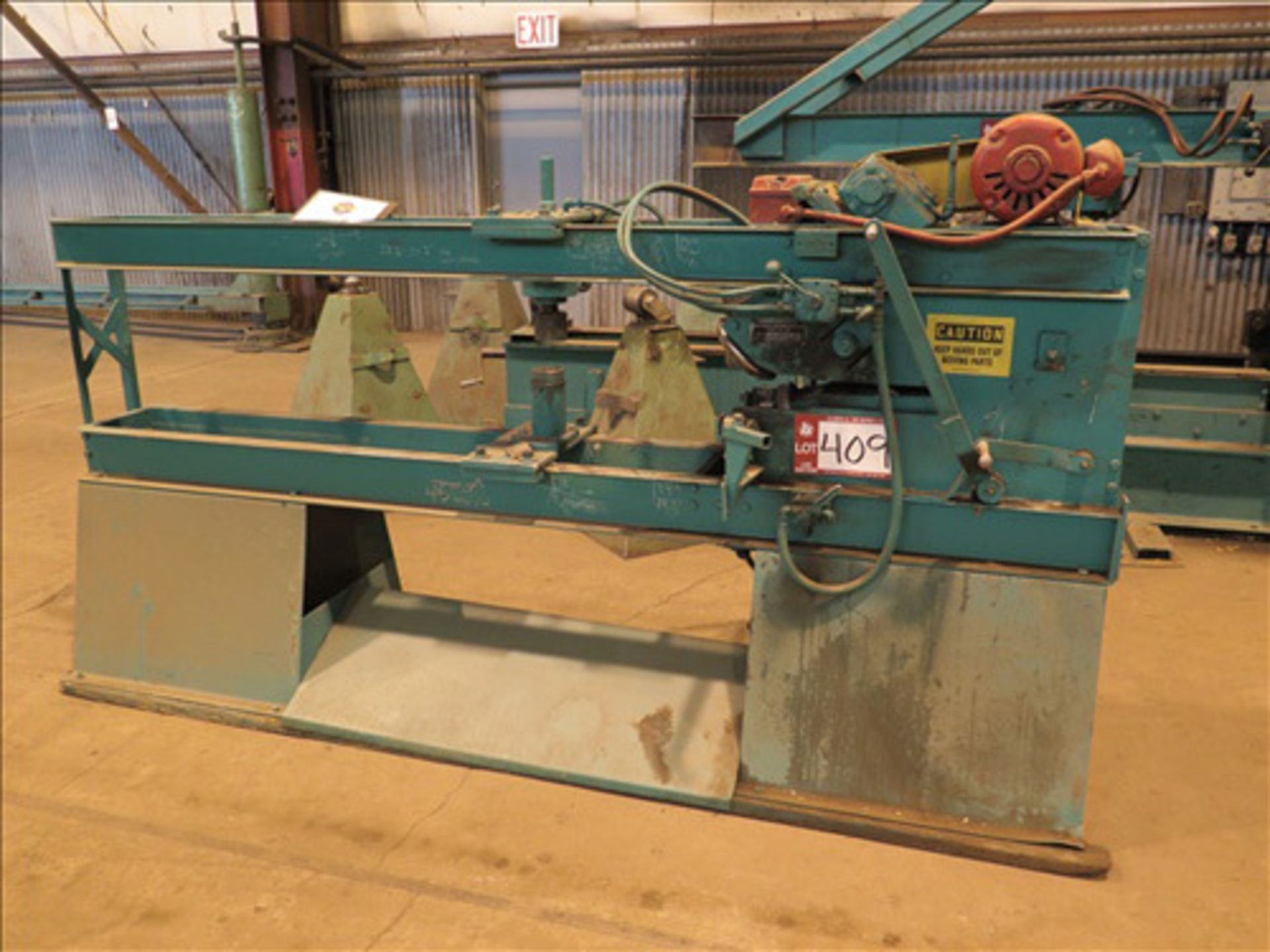 Blue Valley Head Flanging Machine, 10 Ga. x 72" - Located In Huntington Park, CA - 7901