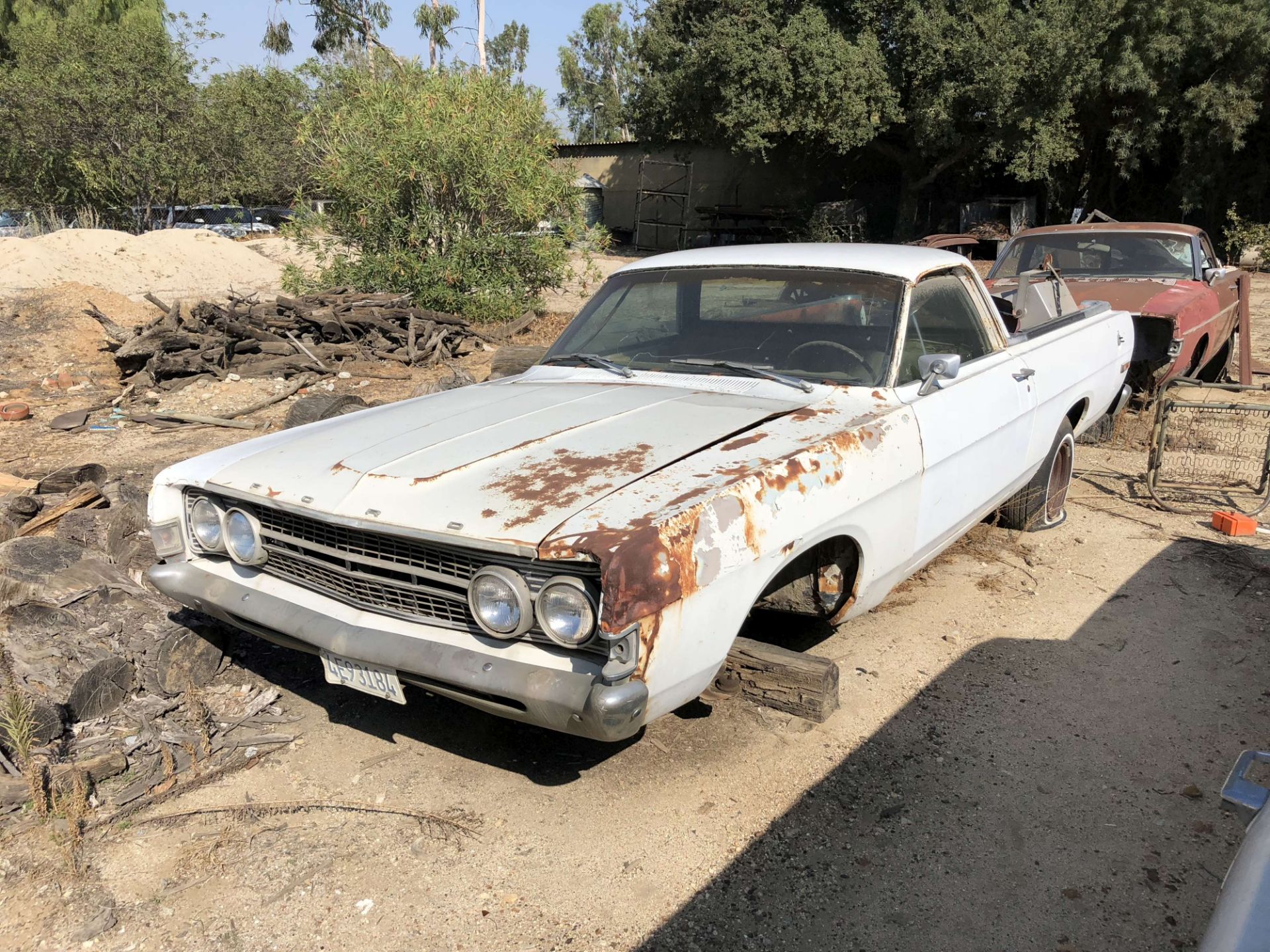 Ford Ranchero (White), VIN #BK49S216233, Sold With Bill OF Sale Only