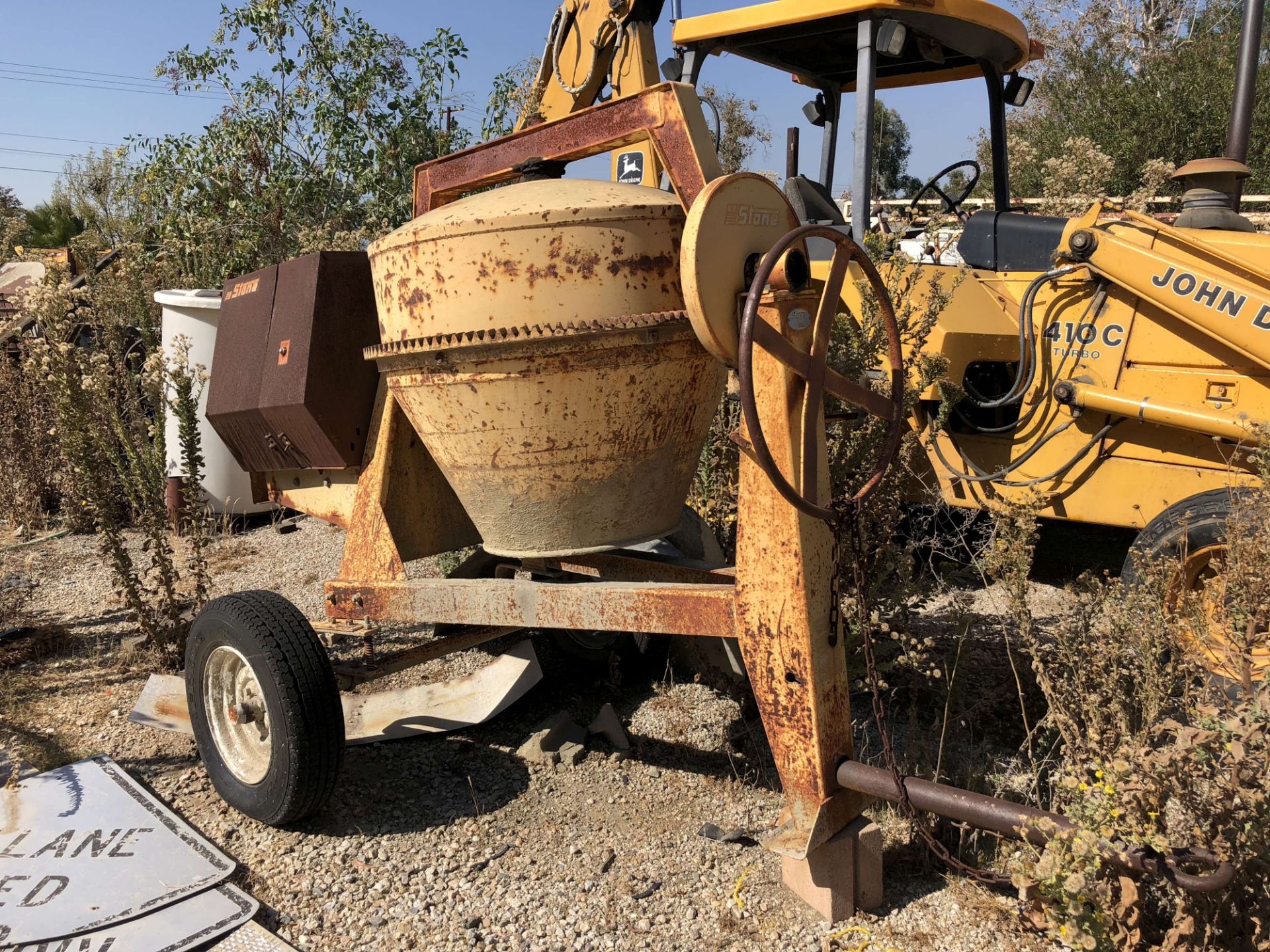 Stone Cement Mixer, Model 95CM, S/N 040031