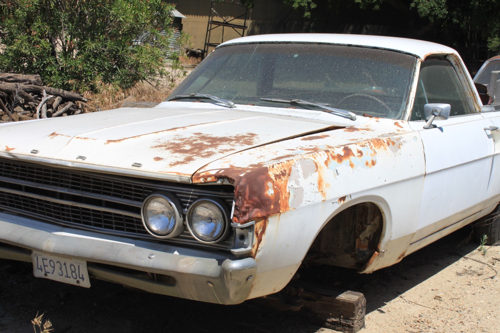 Ford Ranchero (White), VIN #BK49S216233, Sold With Bill OF Sale Only - Image 2 of 3