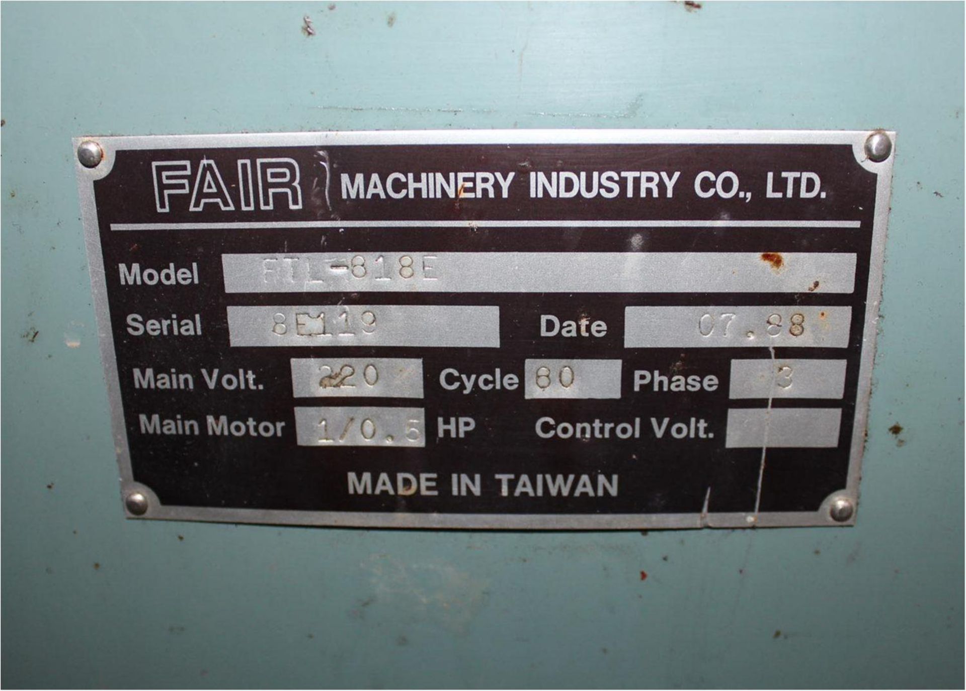 11" x 18" Feeler Hardinge Style HLVH High Precision Toolroom Lathe Metal Turning - Located In: - Image 7 of 7