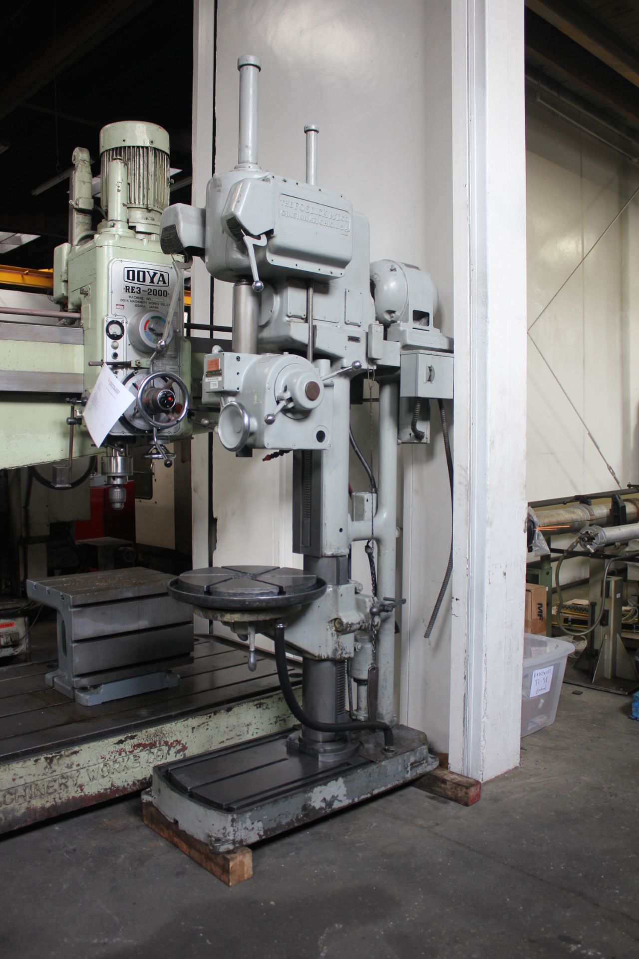 24" Swing Fosdick Drill Press Geared Head 5 HP Floor Metal Hole Drilling - Located In: Huntington