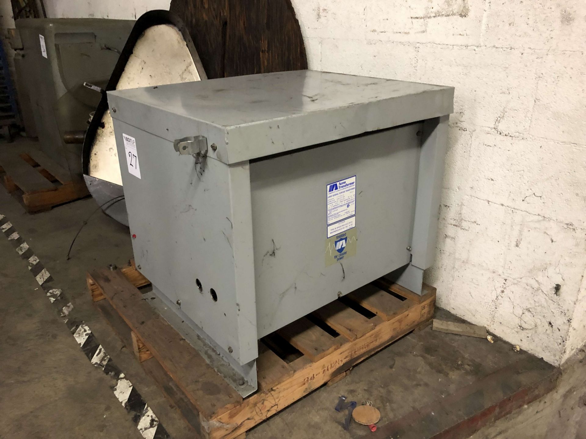 Acme 30 KVA Transformer, Catalog No. T-1A-53342-3S