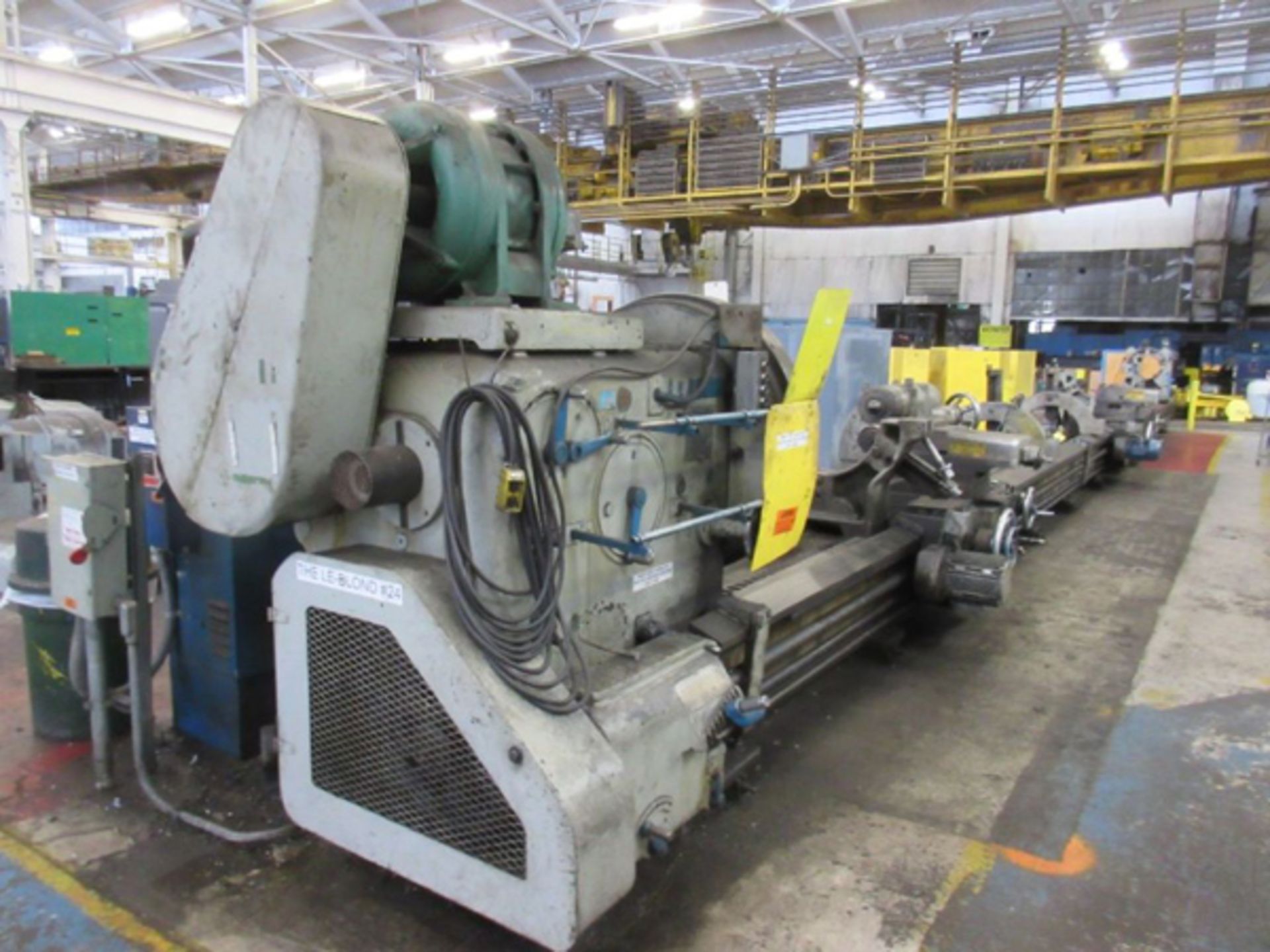 52" Swing x 58' Center Engine Lathe Leblond Dual Carriage Heavy Duty 100 HP - Located In: Pomona, CA - Image 2 of 8