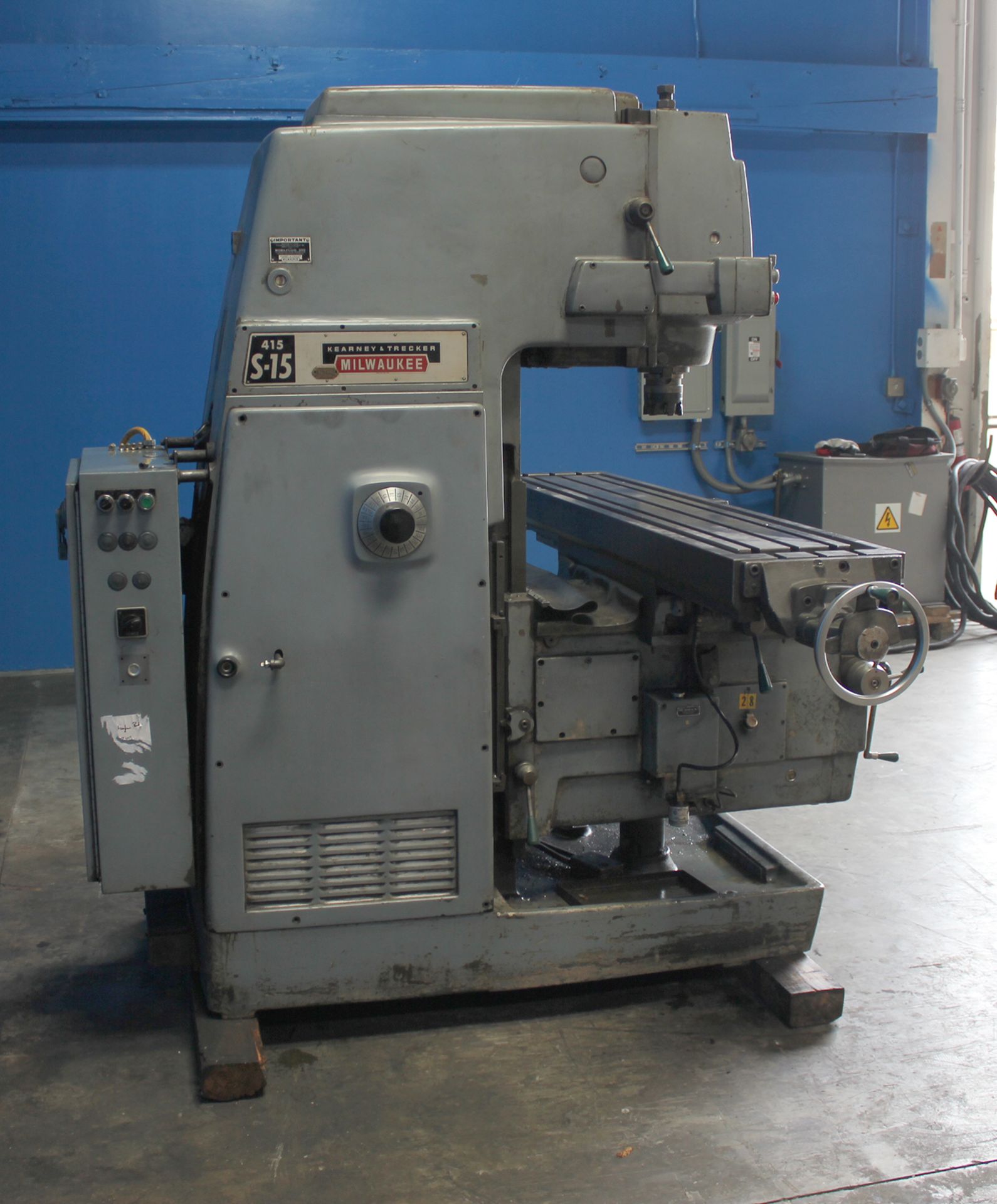 15" x 76" Table Kearney Trecker K&T 415 S-15 Vertical Milling Machine - Located In: Huntington Park, - Image 5 of 8