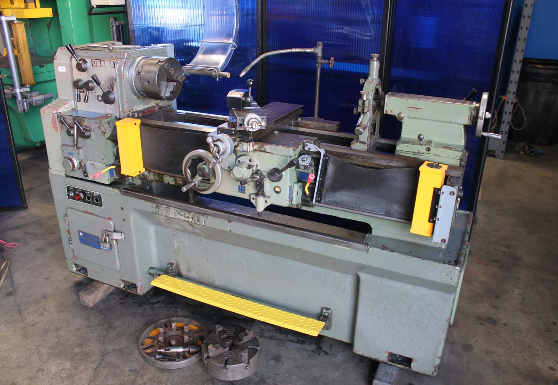 14"/22 Swing x 40" Center Osama 1000 Gap Engine Lathe Turning Machine Tooled - Located In: - Image 3 of 21