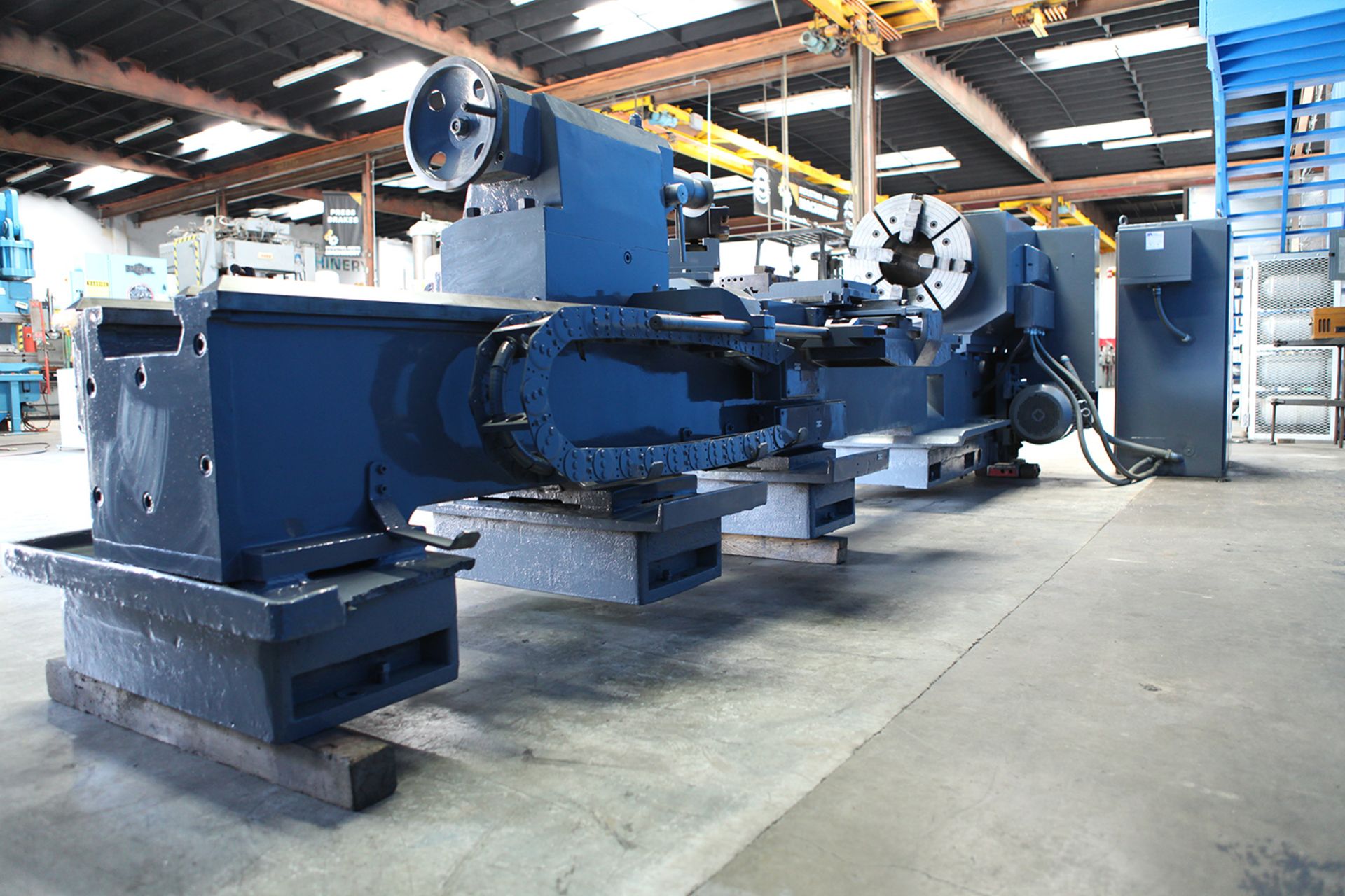 6" Swing x 120" Center Poreba Oil Field 12" Hollow Spindle Engine Lathe - Located In: Huntington - Image 10 of 10
